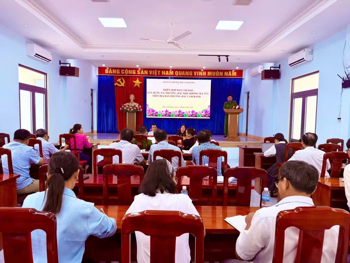 Công an phường Bắc Cam Ranh phát huy vai trò nòng cốt trong xây dựng phường không ma túy