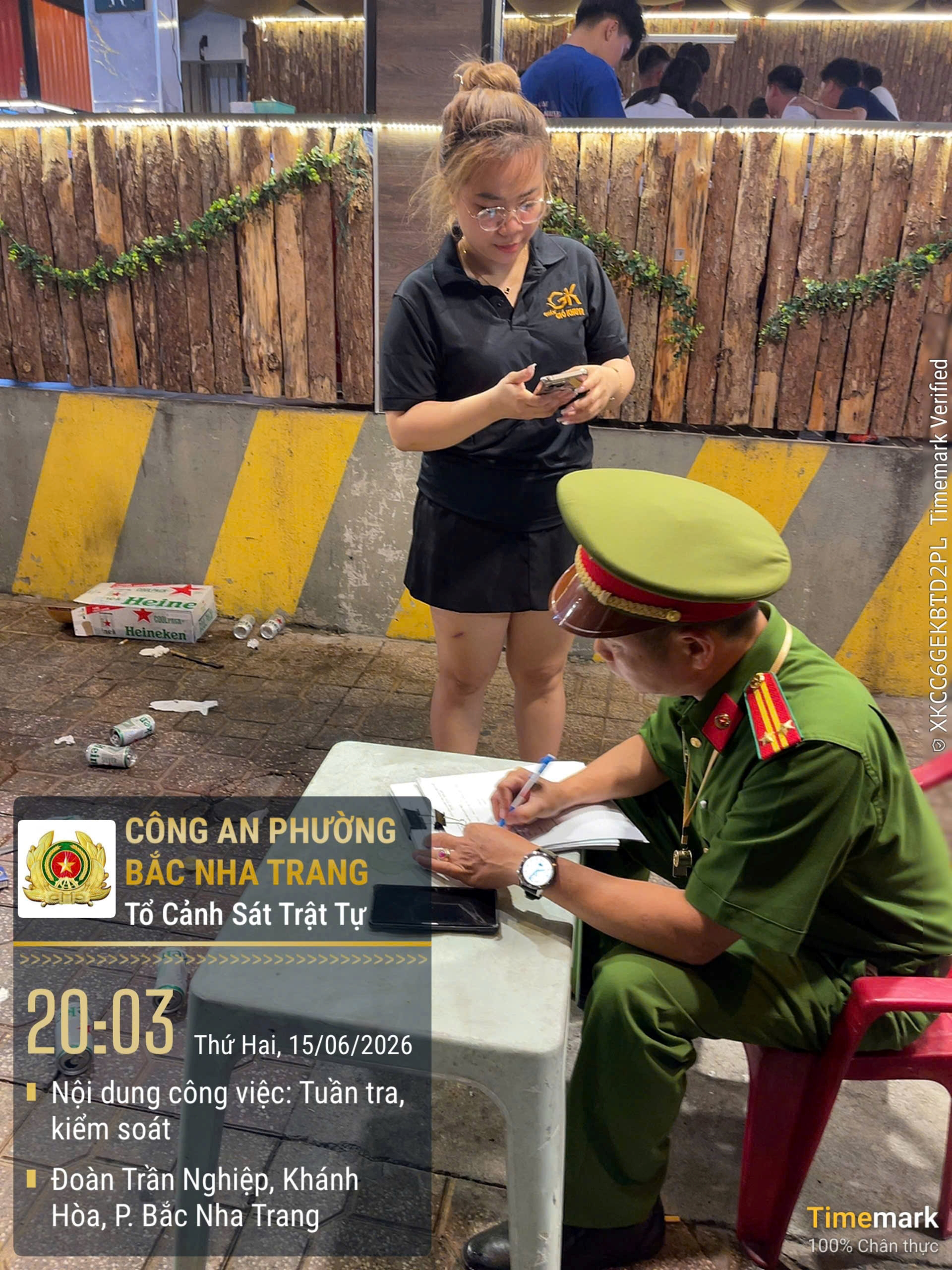 Công an phường Bắc Nha Trang tăng cường đảm bảo trật tự công cộng và mỹ quan đô thị