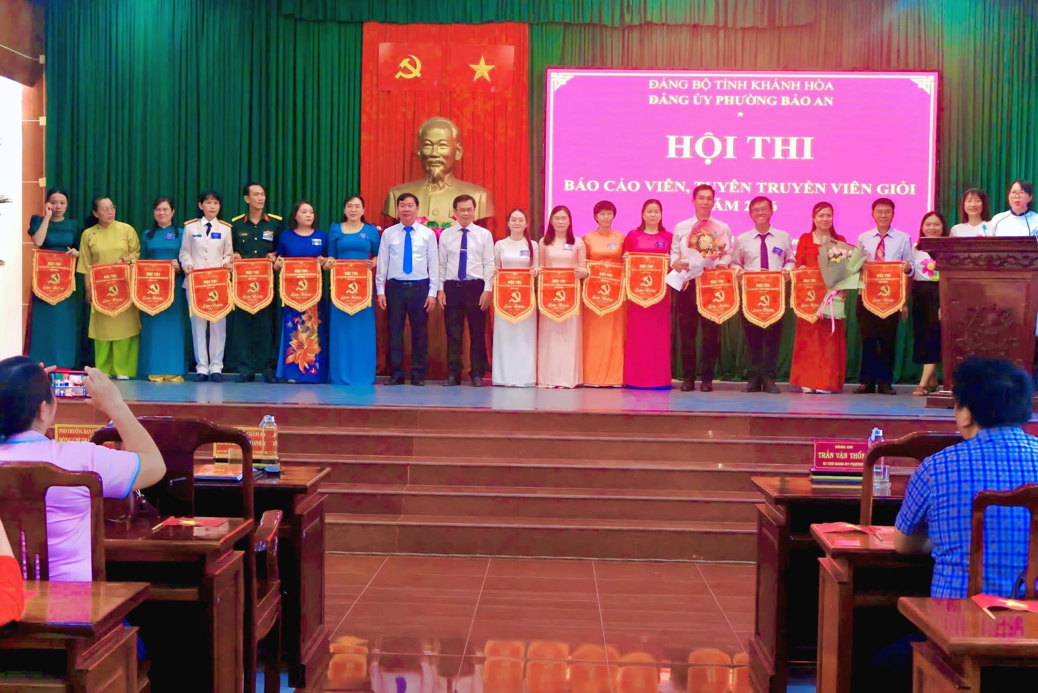 Sôi nổi Hội thi báo cáo viên, tuyên truyền viên giỏi phường bảo an năm 2026