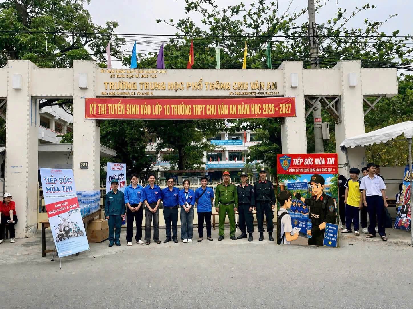 Công an phường chủ động triển khai các biện pháp bảo đảm an ninh trật tự kỳ thi tuyển sinh lớp 10
