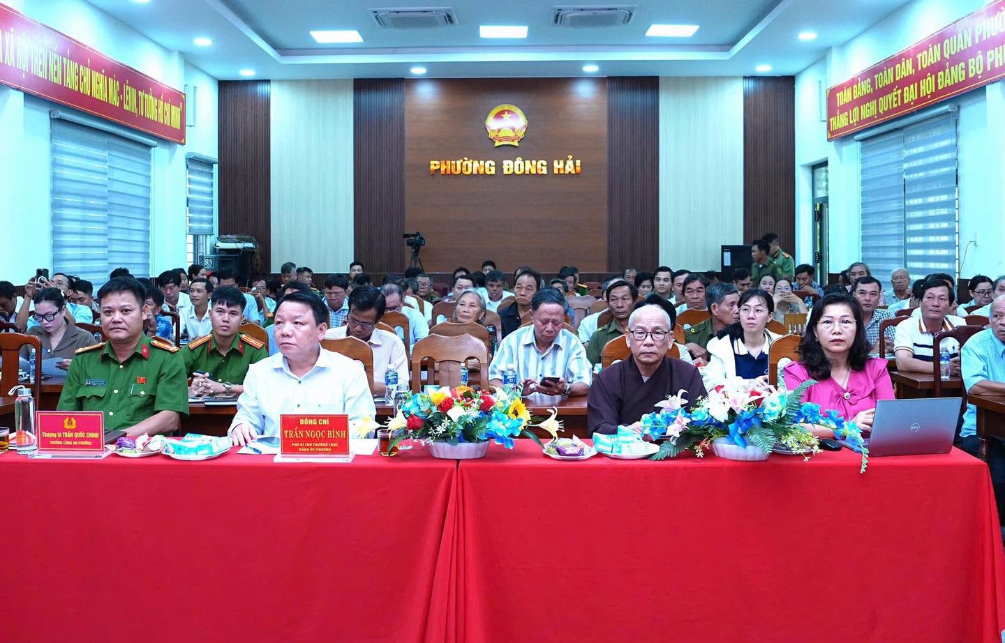 Công an phường Đông Hải tổ chức Hội nghị lắng nghe ý kiến Nhân dân năm 2026