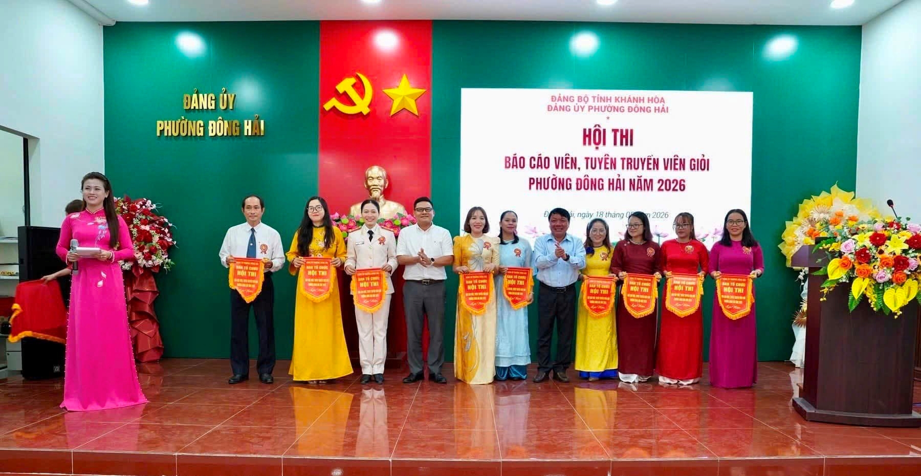 Công an phường Đông Hải xuất sắc đại giải nhất Hội thi báo cáo viên, tuyên truyền viên giỏi năm 2026
