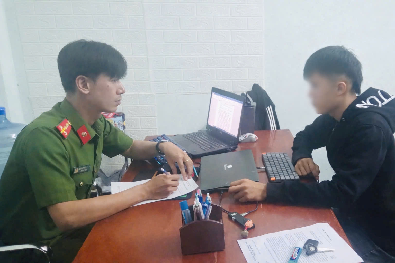 Công an phường Đô Vinh nhanh chóng điều tra, làm rõ vụ trộm cắp tài sản