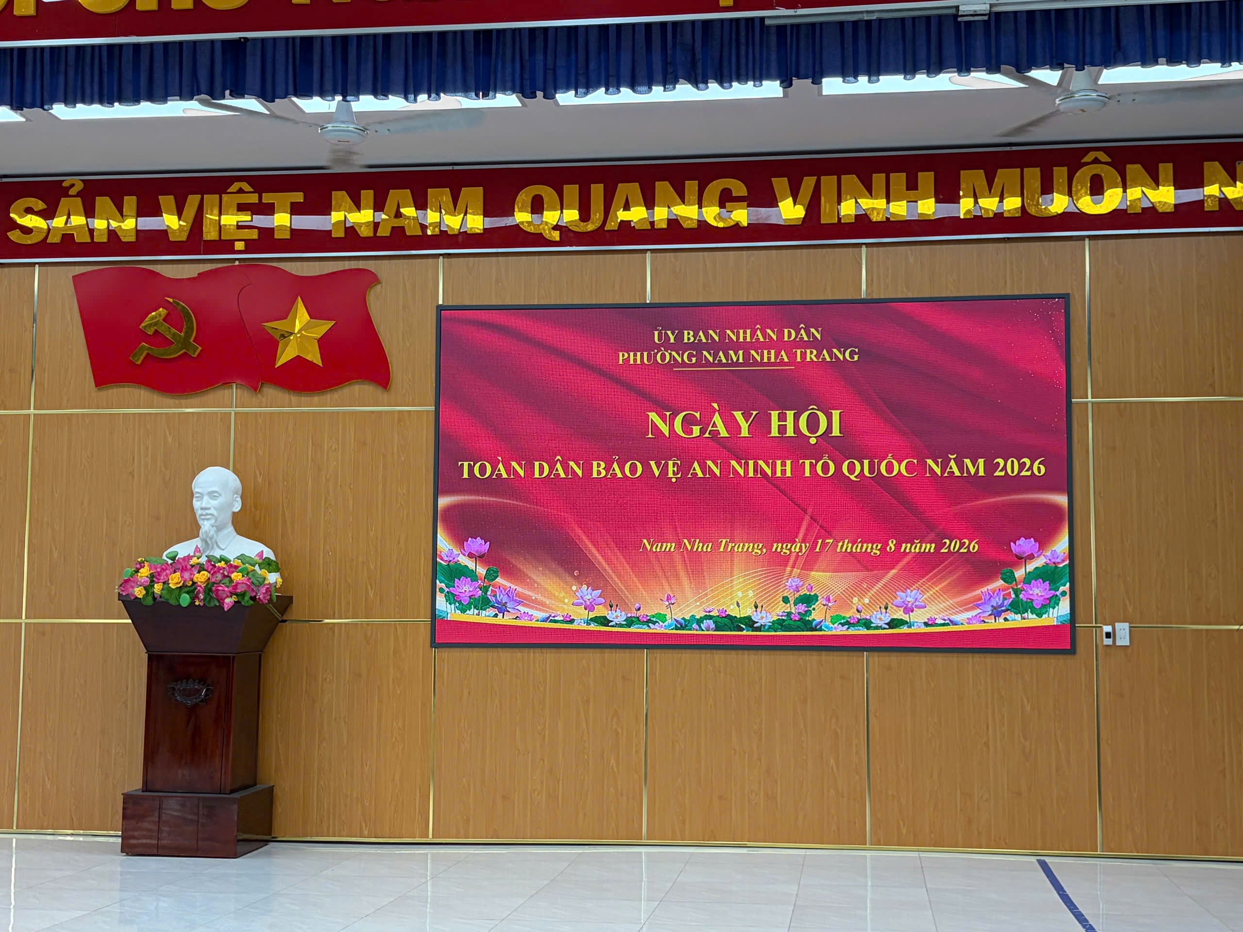 Phường Nam Nha Trang tổ chức Hội nghị toàn dân bảo vệ An ninh tổ quốc năm 2026