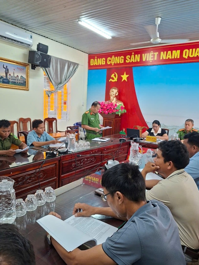 Công an xã Bác Ái nỗ lực xây dựng, giữ vững xã không ma túy