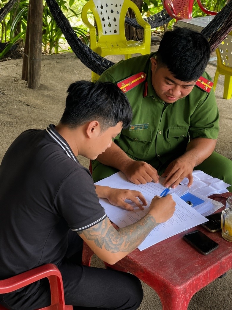 Công an xã Bác Ái tăng cường rà soát, quản lý các đối tượng liên quan đến ma túy trong đợt cao điểm tấn công, trấn áp tội phạm ma túy năm 2026