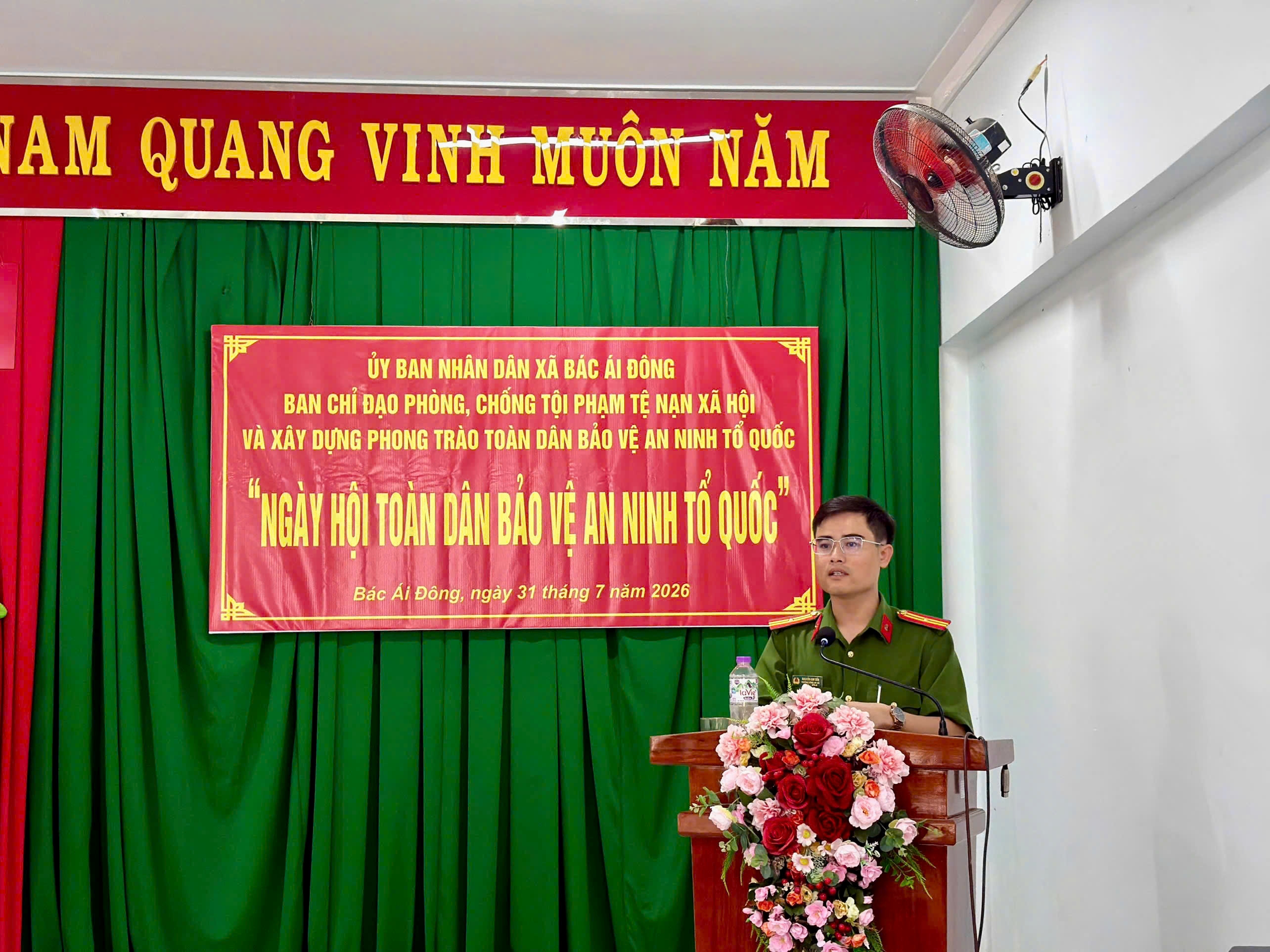 Xã Bác Ái Đông tô chức 