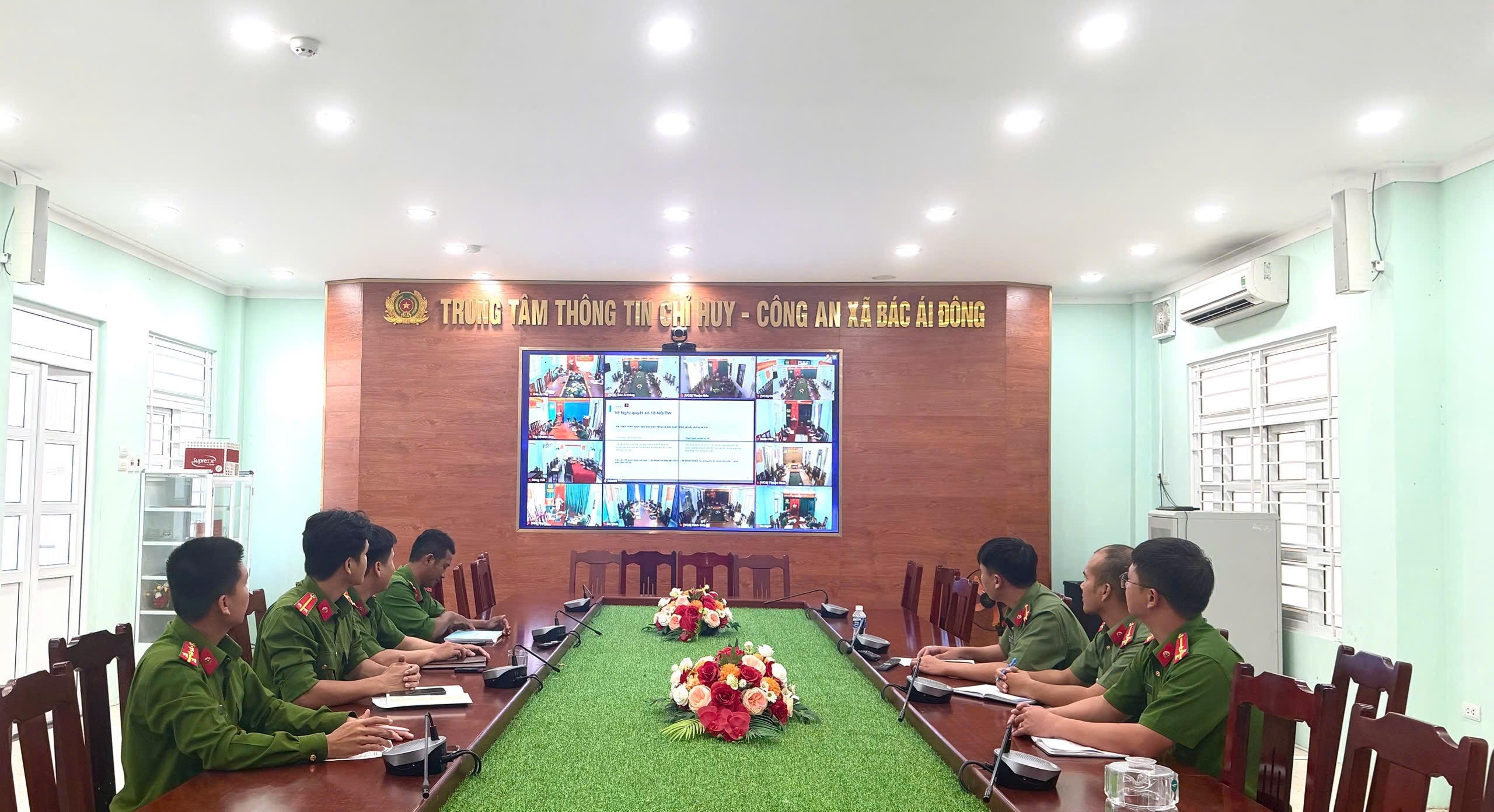 Chi đoàn Công an xã Bác Ái Đông tham dự Hội nghị trực tuyến tập huấn công tác Thanh niên