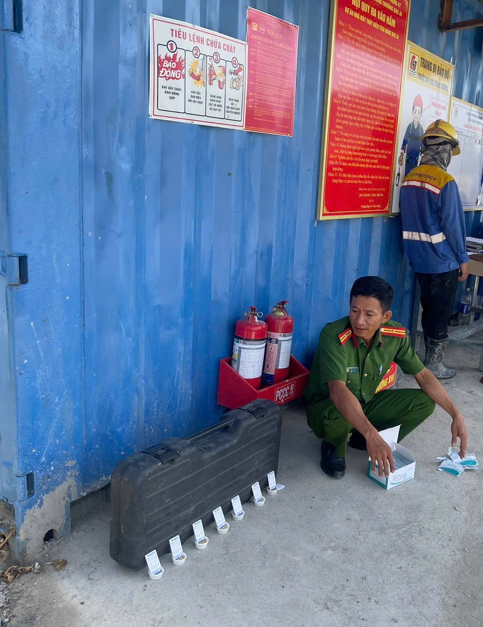Công an xã Bác Ái Tây tăng cường công tác phòng, chống ma túy tại công trình, dự án trên địa bàn xã