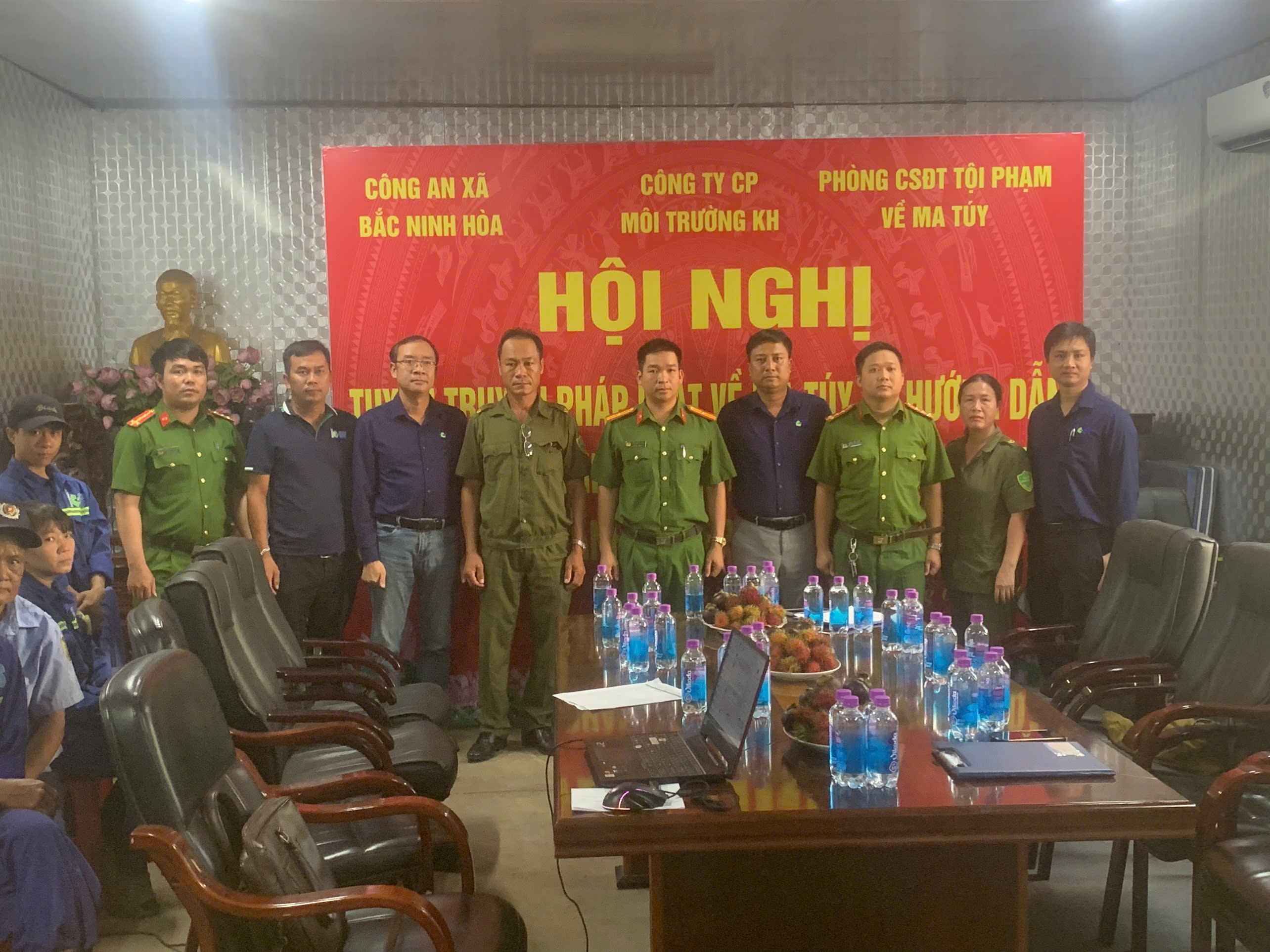 Công an xã Bắc Ninh Hòa tuyên truyền pháp luật về phòng, chống ma túy và triển khai xây dựng 