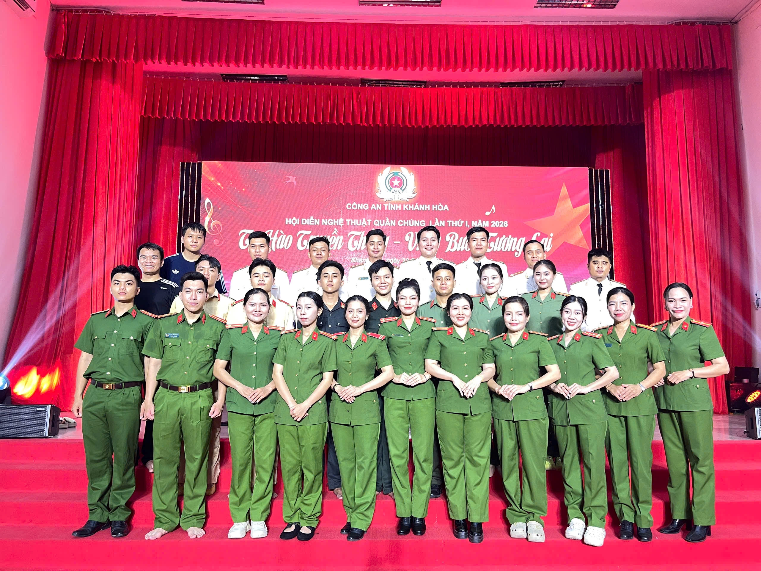Đoàn cụm thi đua số 9 đạt giải ba toàn đoàn tại hội diễn nghệ thuật quần chúng Công an Khánh Hòa lần thứ I, năm 2026