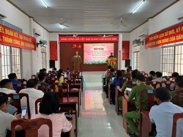 Đảng ủy, Công an xã Cam Hiệp quyết tâm xây dựng xã không ma túy giai đoạn 2025 – 2030