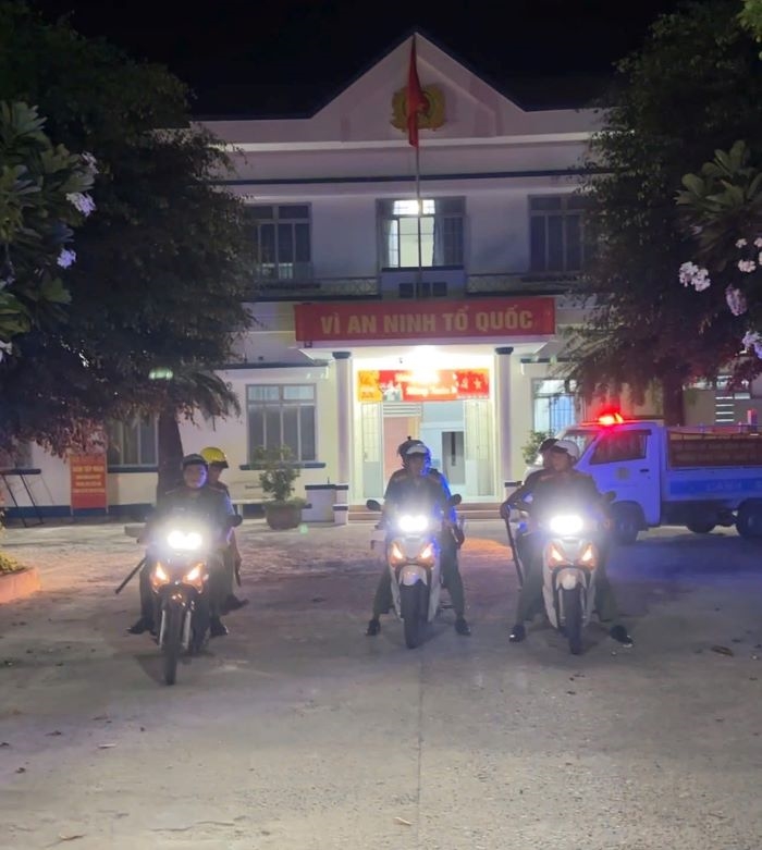 Công an xã Cam Hiệp chủ động bảo đảm an ninh trật tự kỳ nghỉ lễ Quốc khánh 2/9