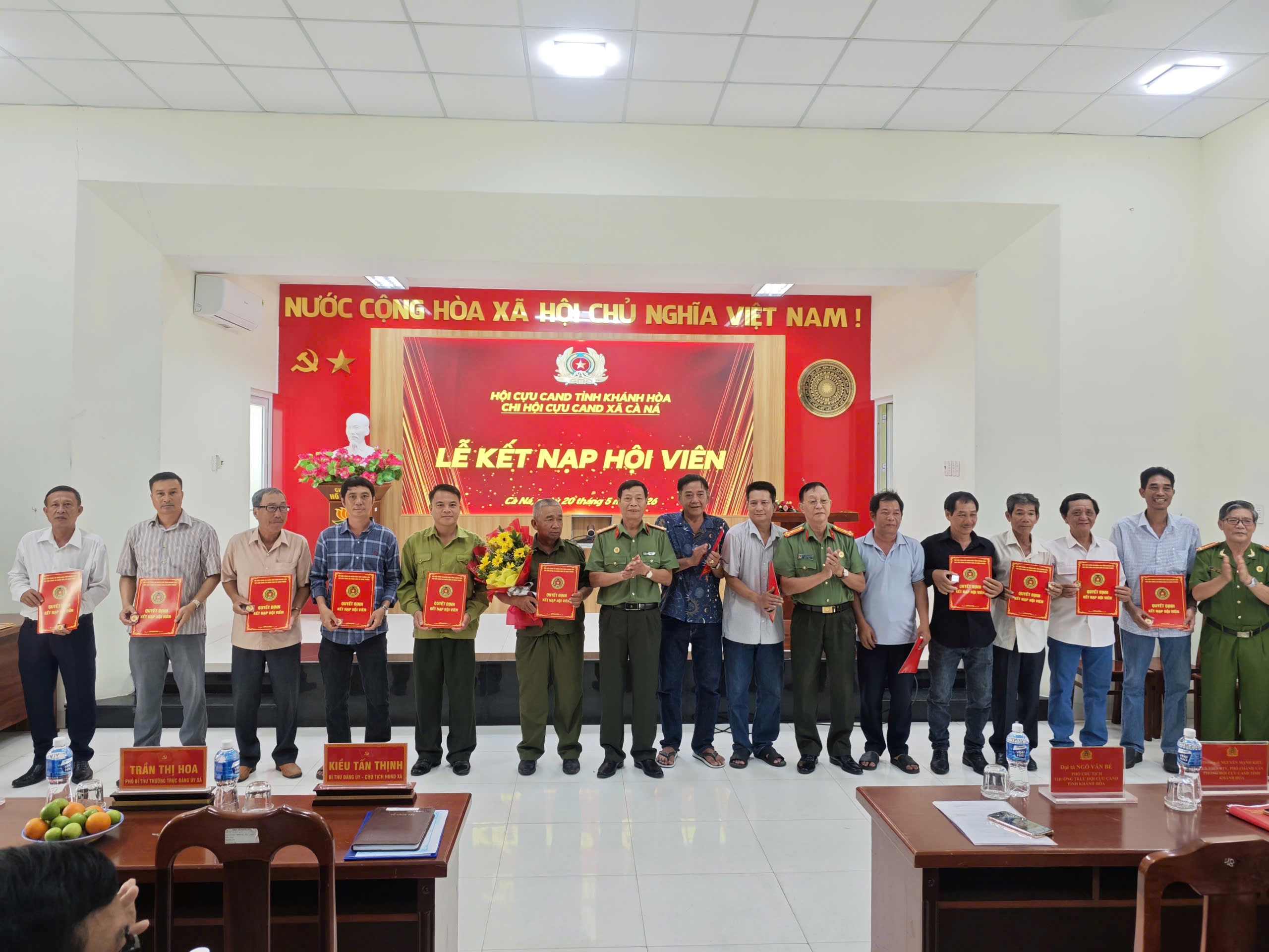 Phát huy vai trò lực lượng Cựu Công an nhân dân trong bảo đảm an ninh, trật tự tại xã Cà Ná