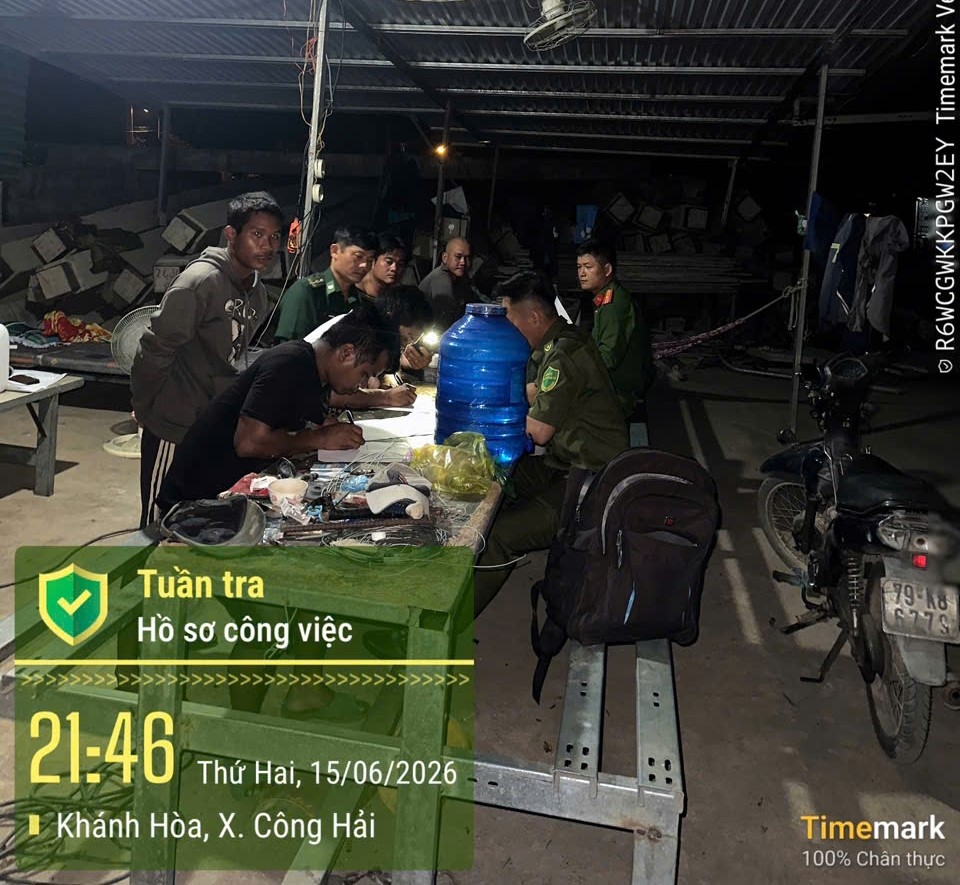 Công an xã Công Hải hưởng ứng Tháng hành động phòng, chống ma túy năm 2026