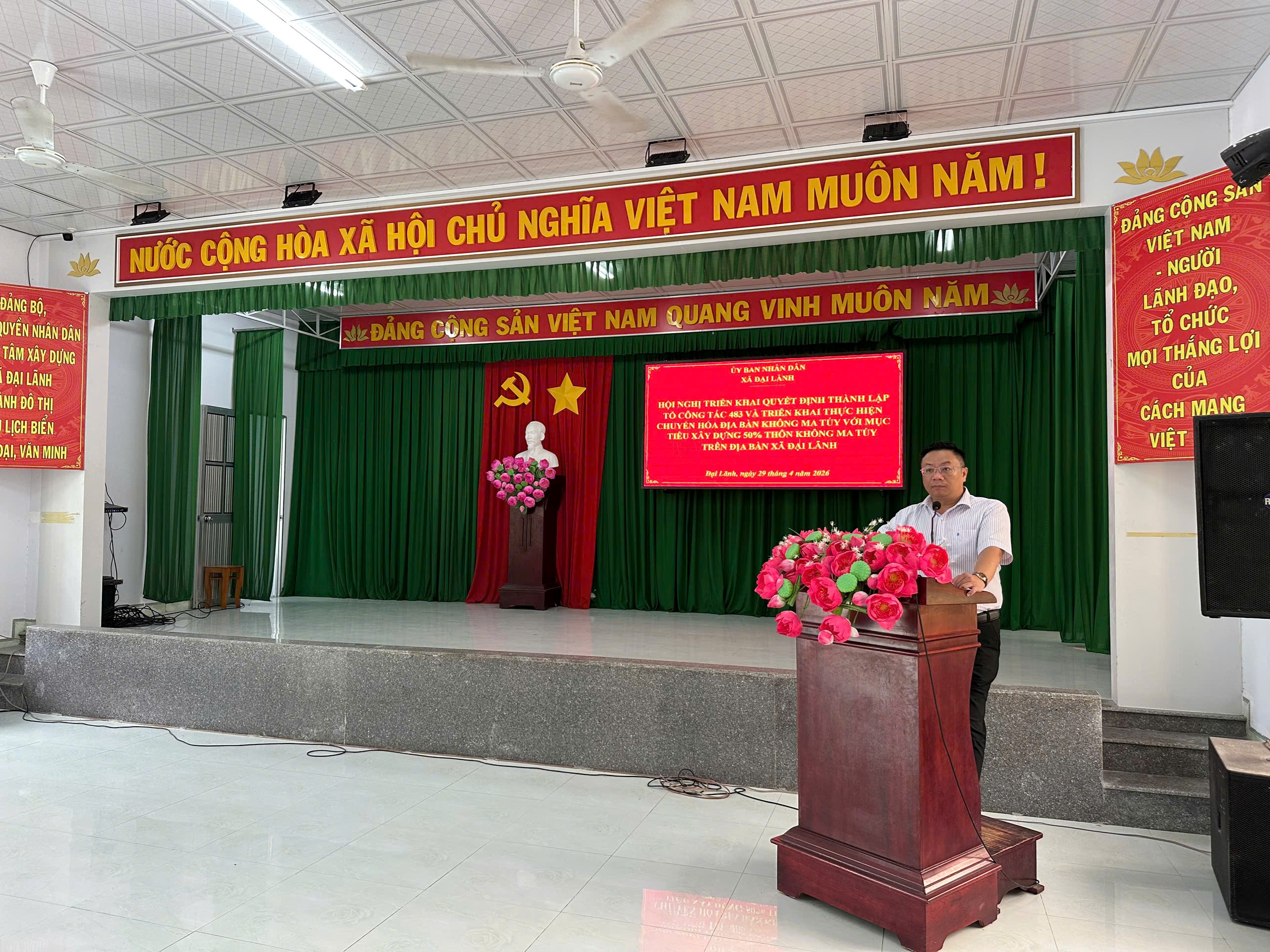 Đại Lãnh thành lập Tổ công tác 483, triển khai chuyển hóa địa bàn không ma túy