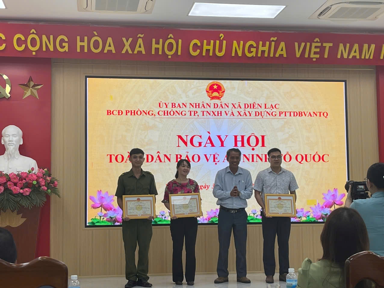 Tổ chức thành công Ngày hội toàn dân bảo vệ an ninh Tổ quốc năm 2026 xã Diên Lạc