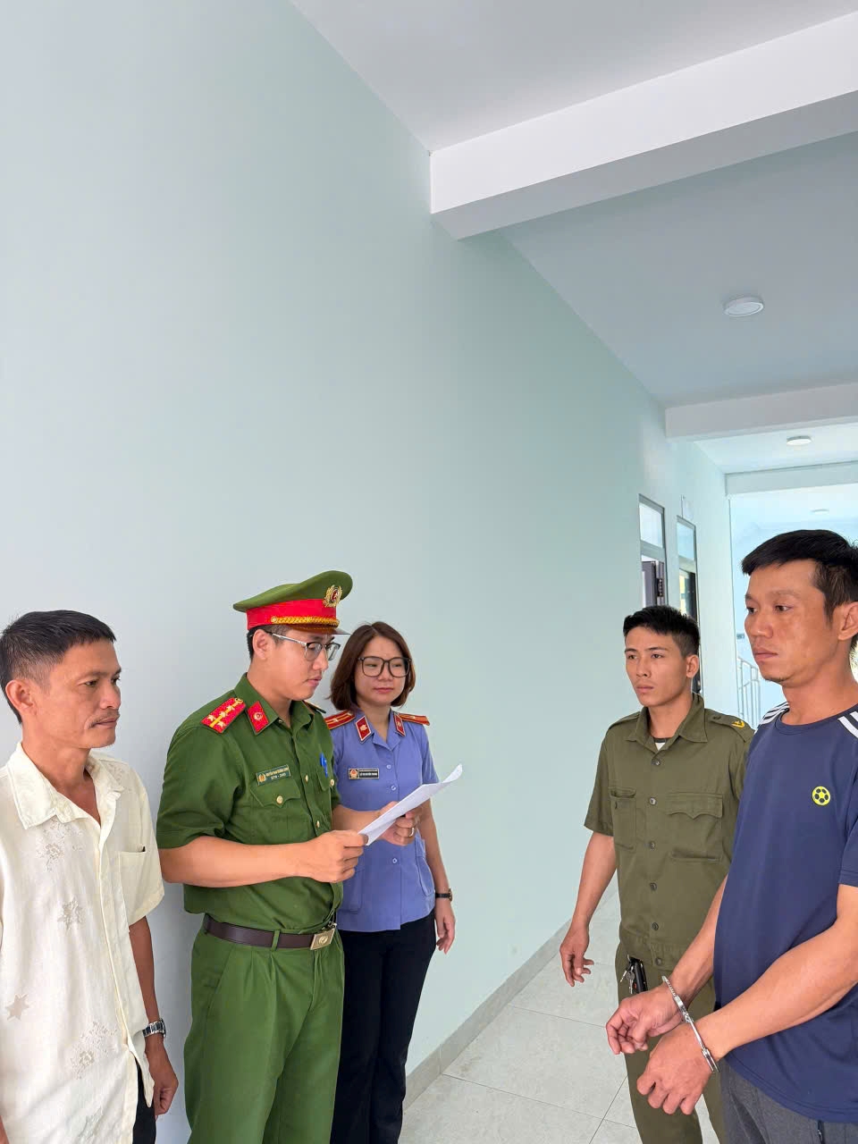 Công an xã Diên Lạc phát hiện, xử lý đối tượng sử dụng trái phép chất ma túy