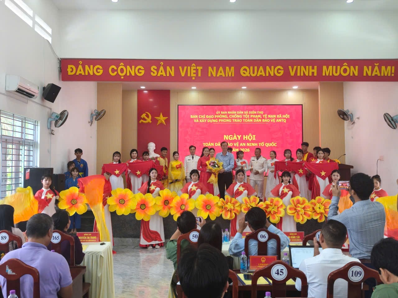 UBND xã Diên Thọ tổ chức Ngày hội Toàn dân bảo vệ an ninh Tổ quốc năm 2026