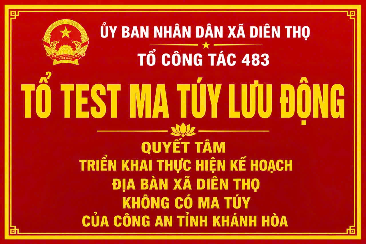 Xã Diên Thọ phát huy hiệu quả Tổ công tác 483 trong bảo đảm an ninh, trật tự