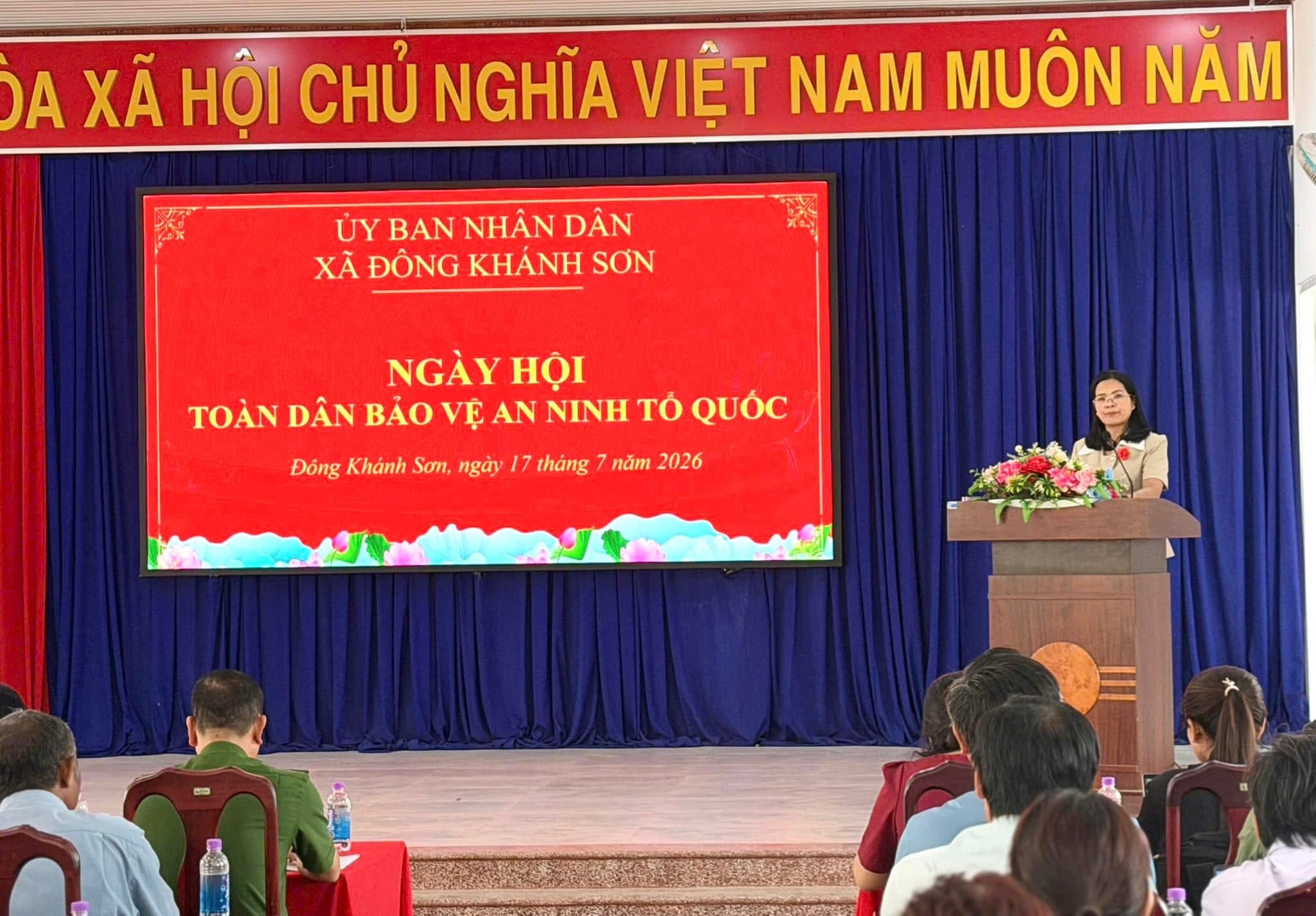 Xã Đông Khánh Sơn tổ chức 