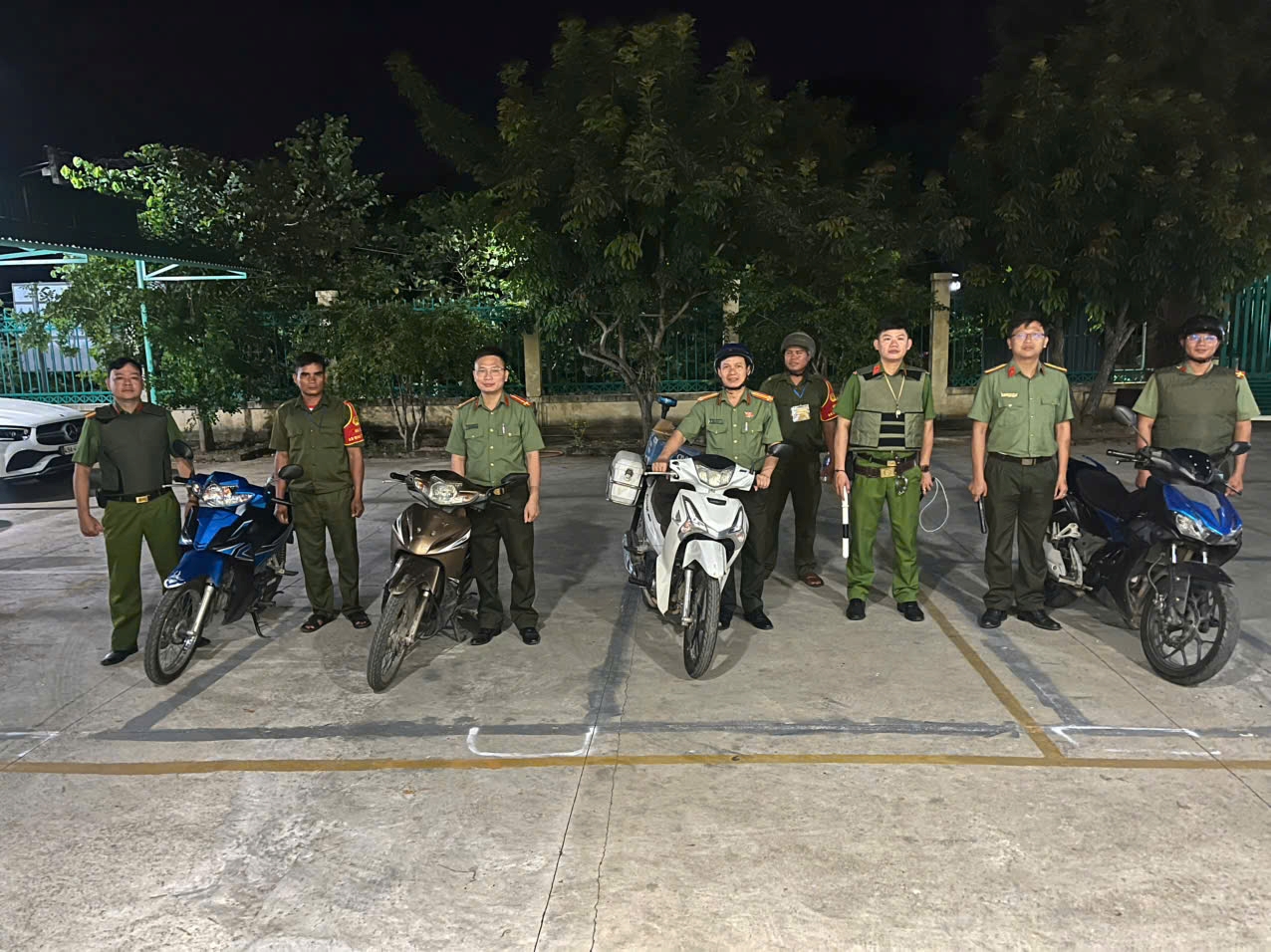 Công an xã Mỹ Sơn tăng cường tuần tra bảo đảm an ninh, trật tự trên địa bàn