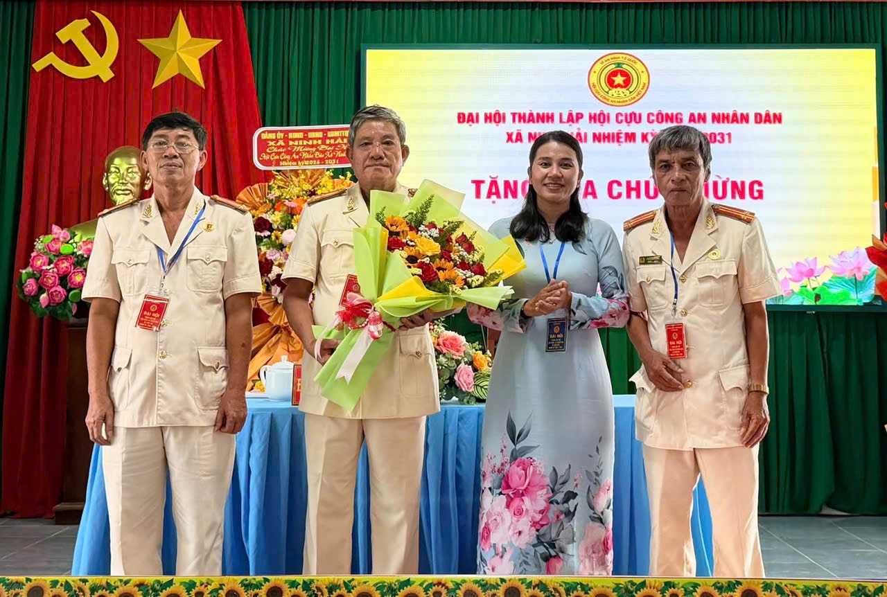 Đại hội thành lập Hội Cựu Công an nhân dân xã Ninh Hải nhiệm kỳ 2026-2031