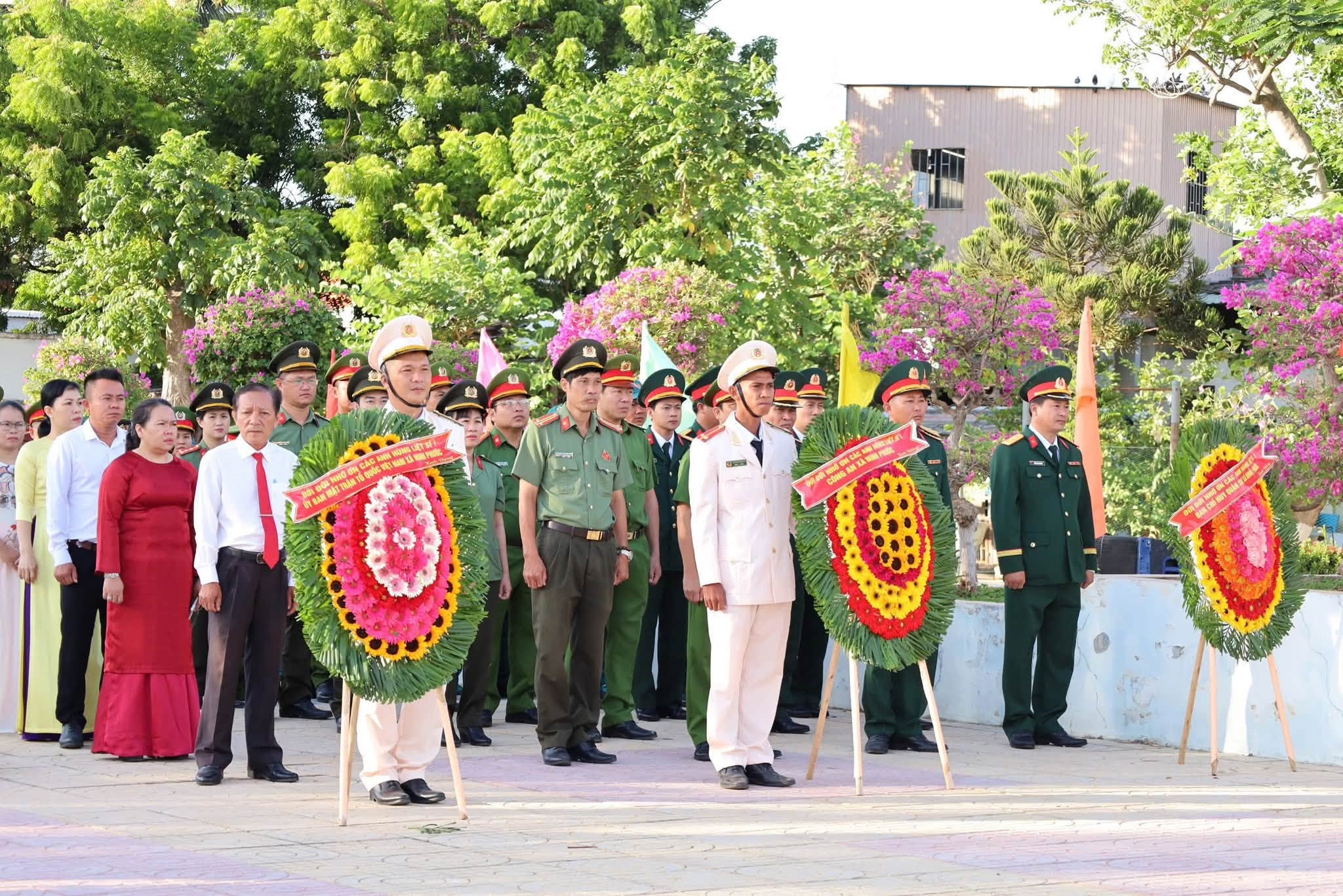 Công an xã Ninh Phước tổ chức nhiều hoạt động ý nghĩa kỷ niệm 79 năm Ngày Thương binh - Liệt sĩ (27/7/1947 - 27/7/2026)