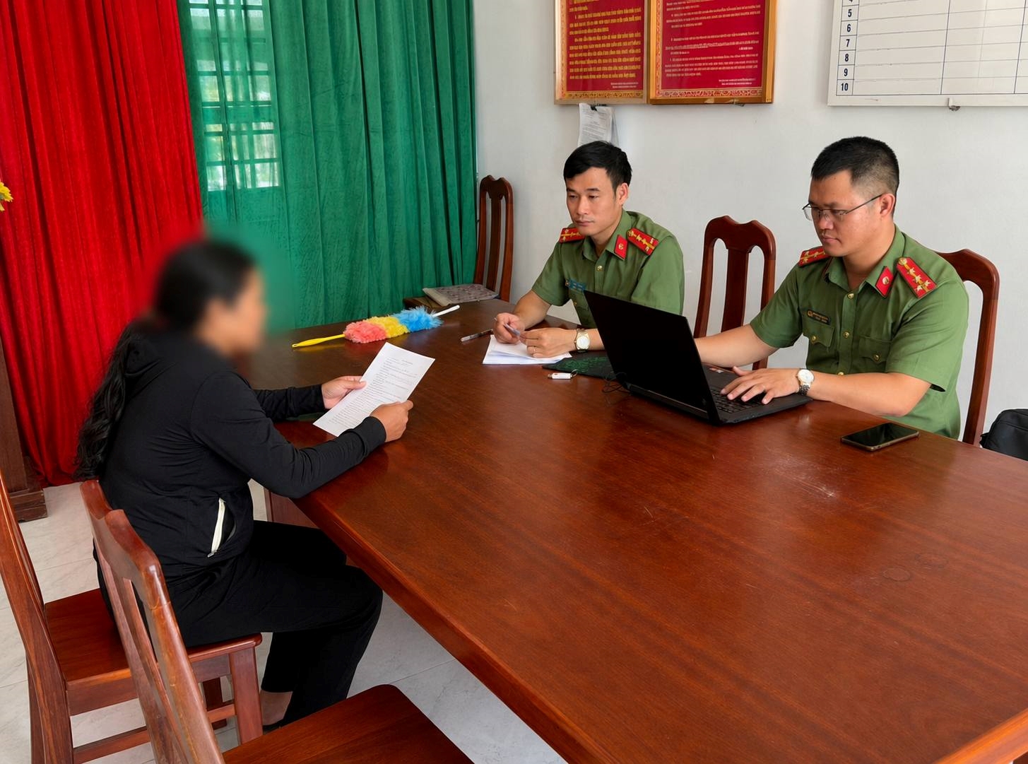 Công an xã Ninh Phước xử lý 02 trường hợp đăng tải, chia sẻ thông tin xấu, độc trên không gian mạng