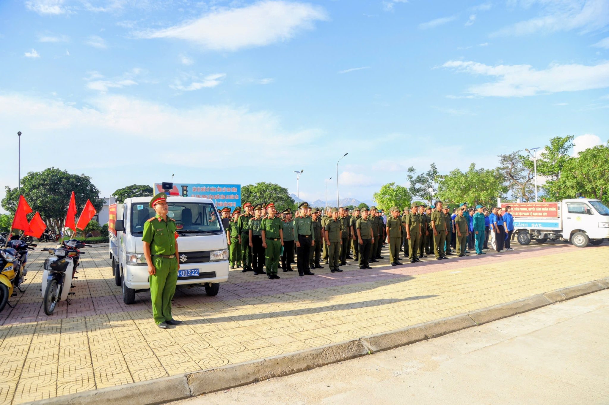 Công an xã Ninh Phước ra quân phòng, chống ma tuý