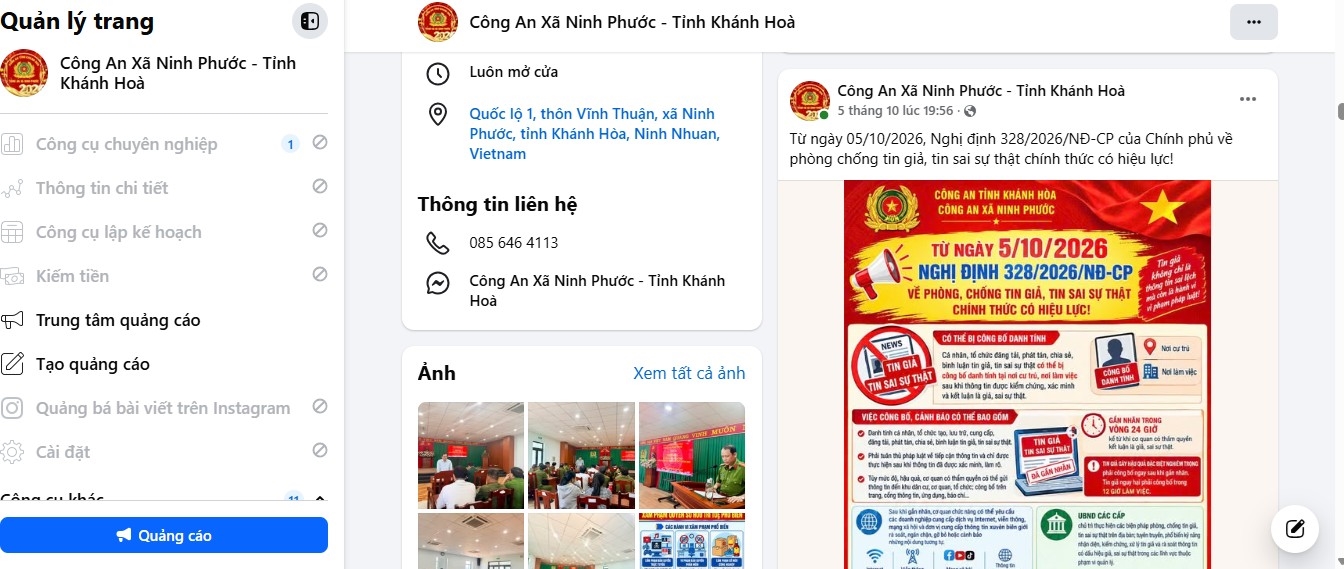 Công an xã Ninh Phước đẩy mạnh chuyển đổi số trong công tác tuyên truyền, phổ biến pháp luật
