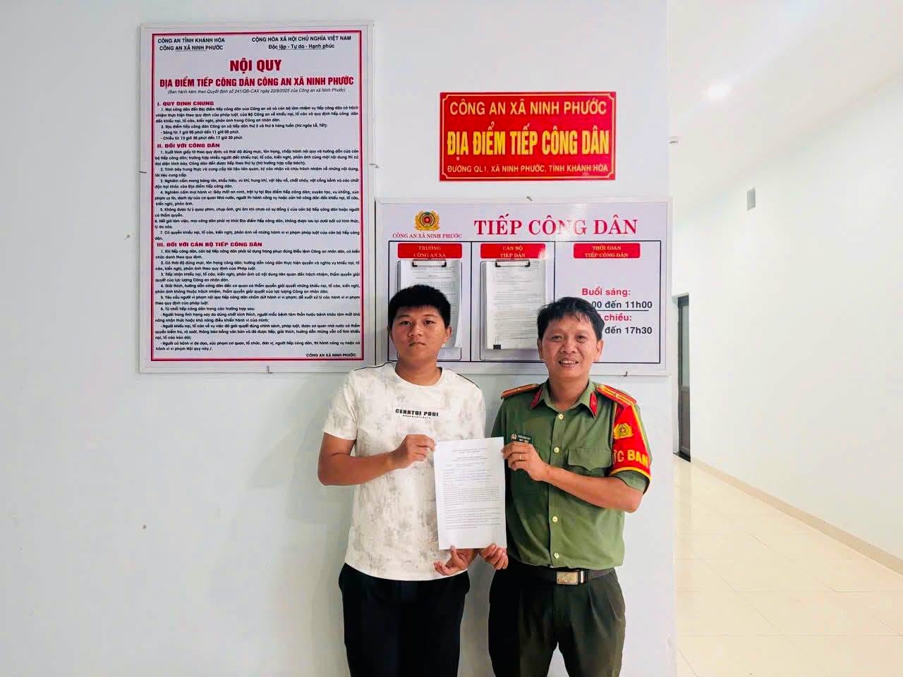 Tuổi trẻ Ninh Phước chủ động viết đơn tình nguyện lên đường bảo vệ Tổ quốc