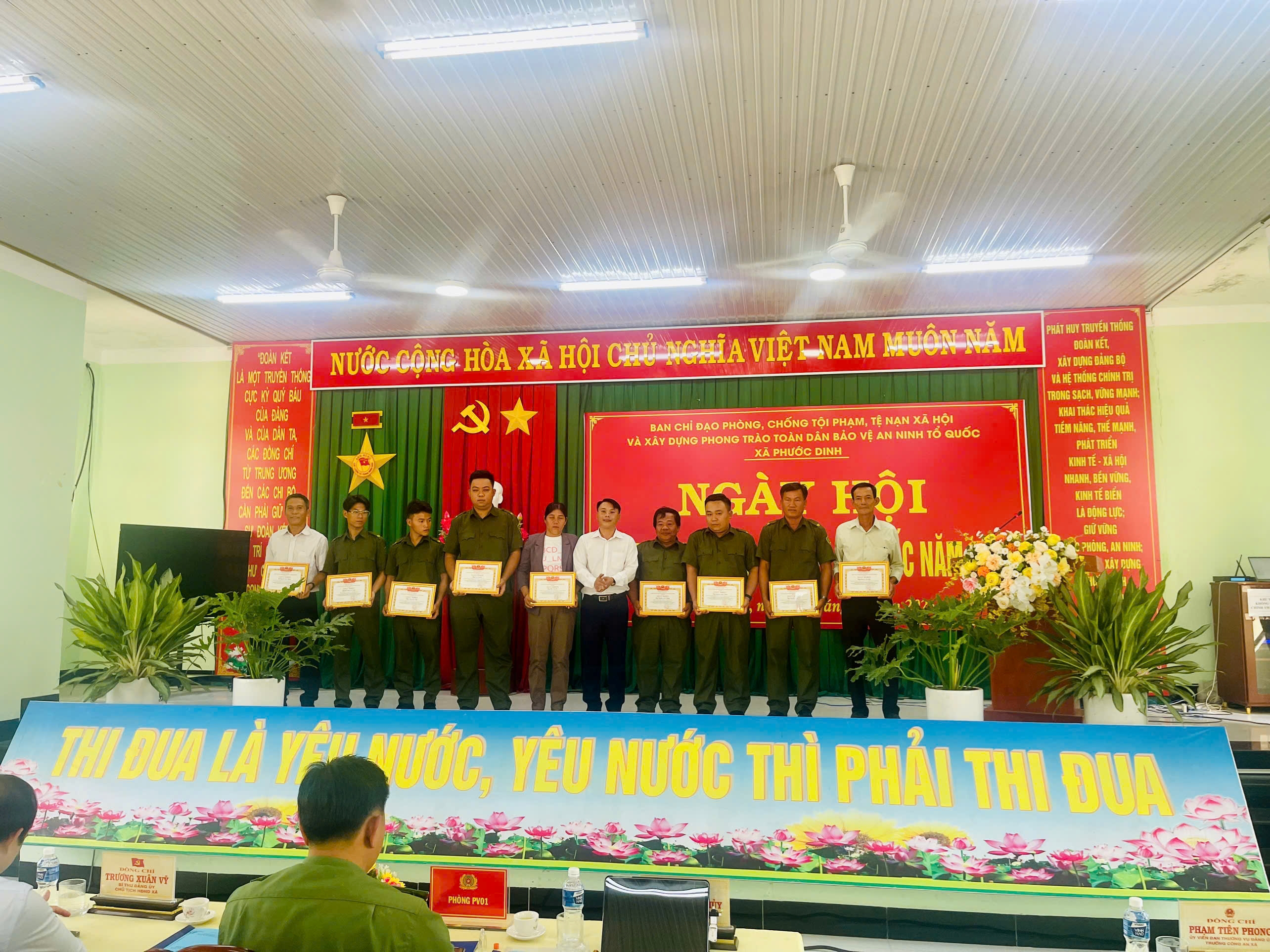 Xã Phước Dinh tổ chức Ngày hội toàn dân bảo vệ an ninh Tổ quốc năm 2026