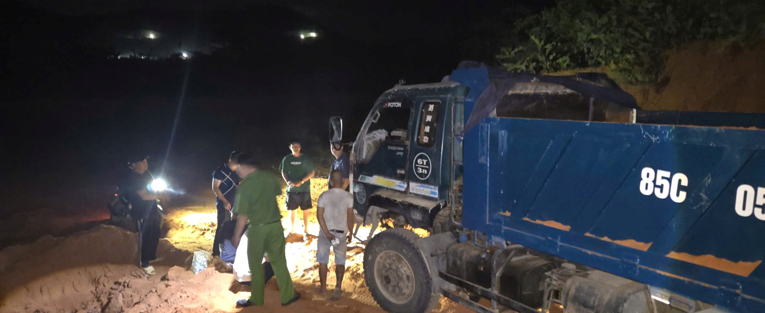 Công an xã Phước Dinh liên tiếp phát hiện, xử lý các trường hợp khai thác khoáng sản trái phép