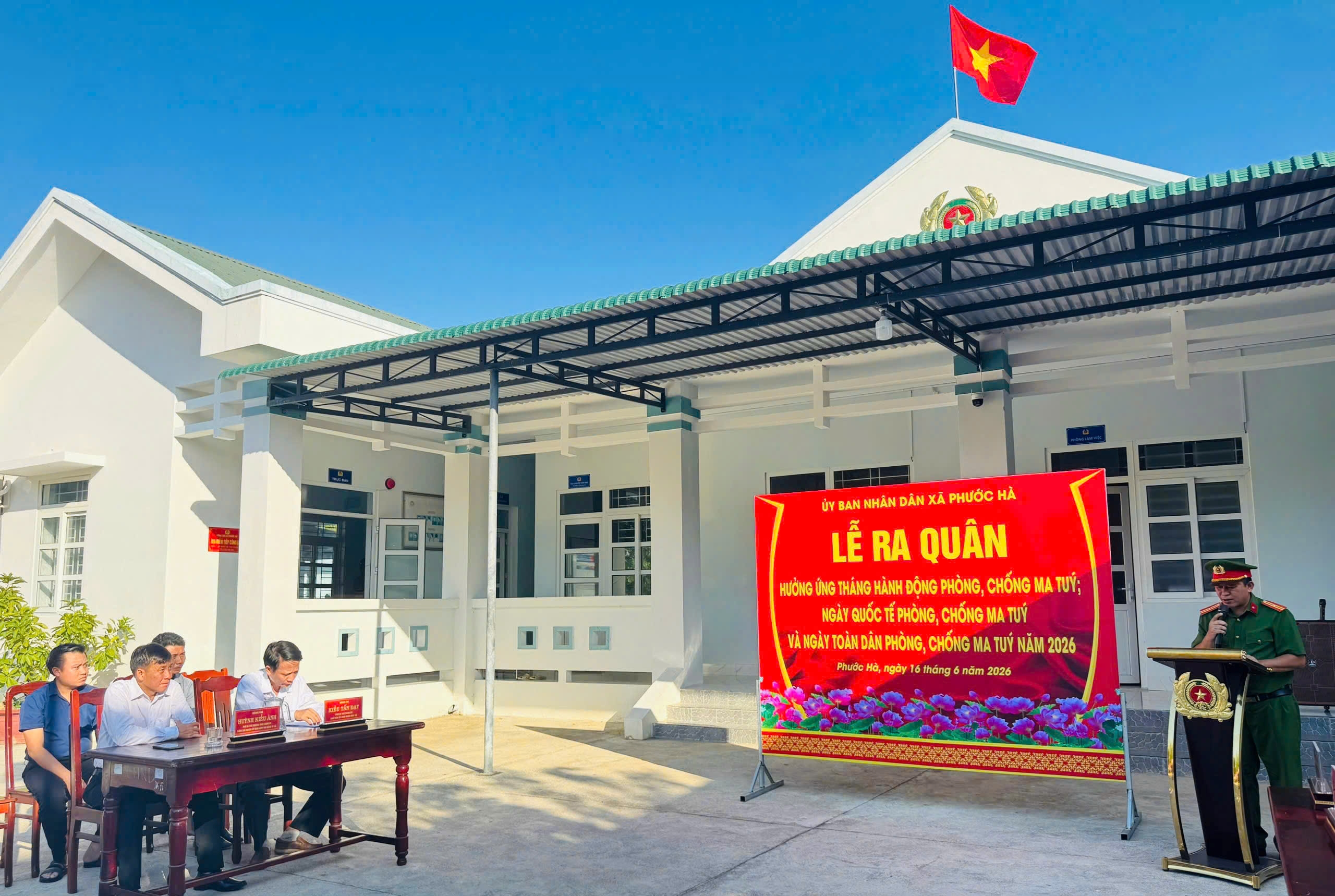 Xã Phước Hà tổ chức Lễ ra quân “Tháng hành động phòng, chống ma túy” năm 2026