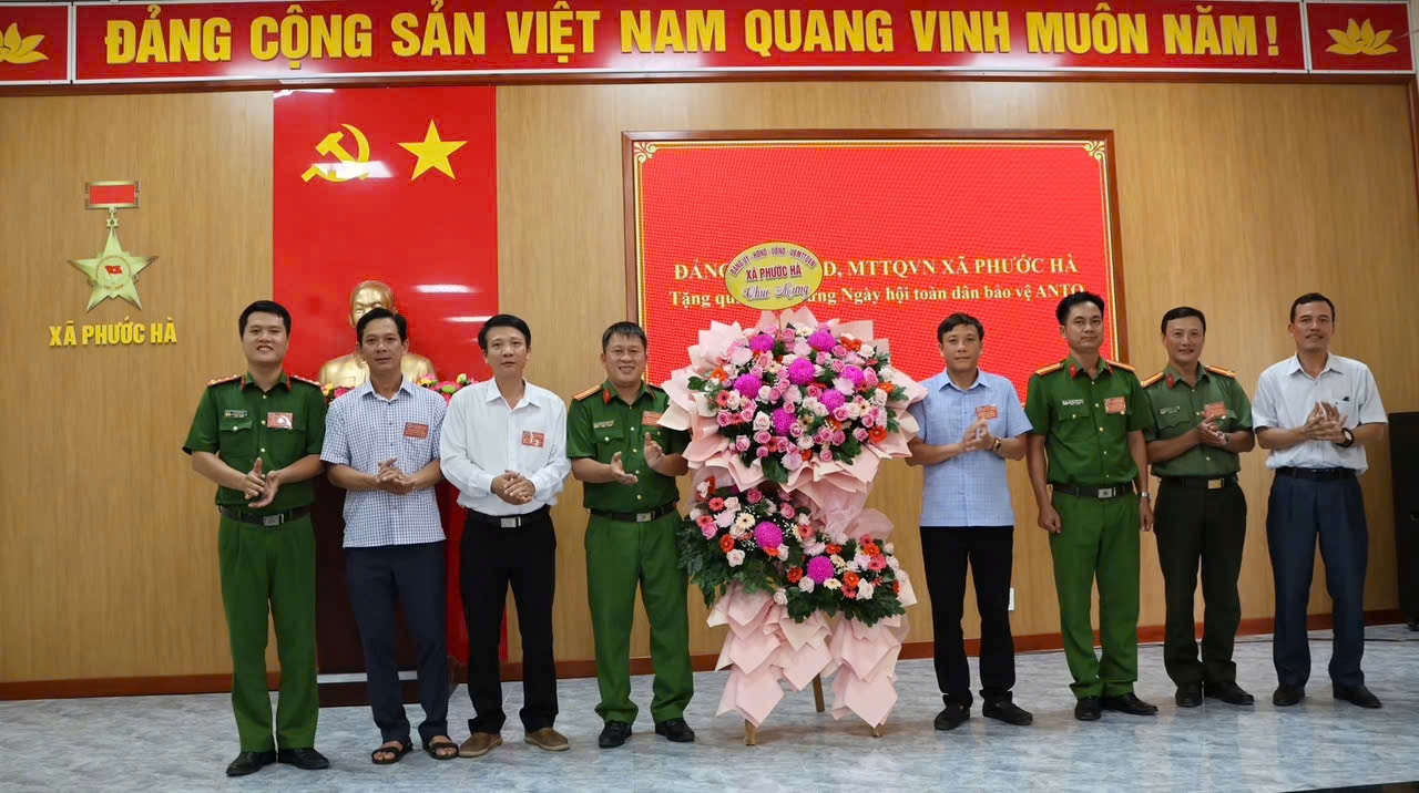 Xã Phước Hà tổ chức Ngày hội toàn dân bảo vệ an ninh Tổ quốc năm 2026