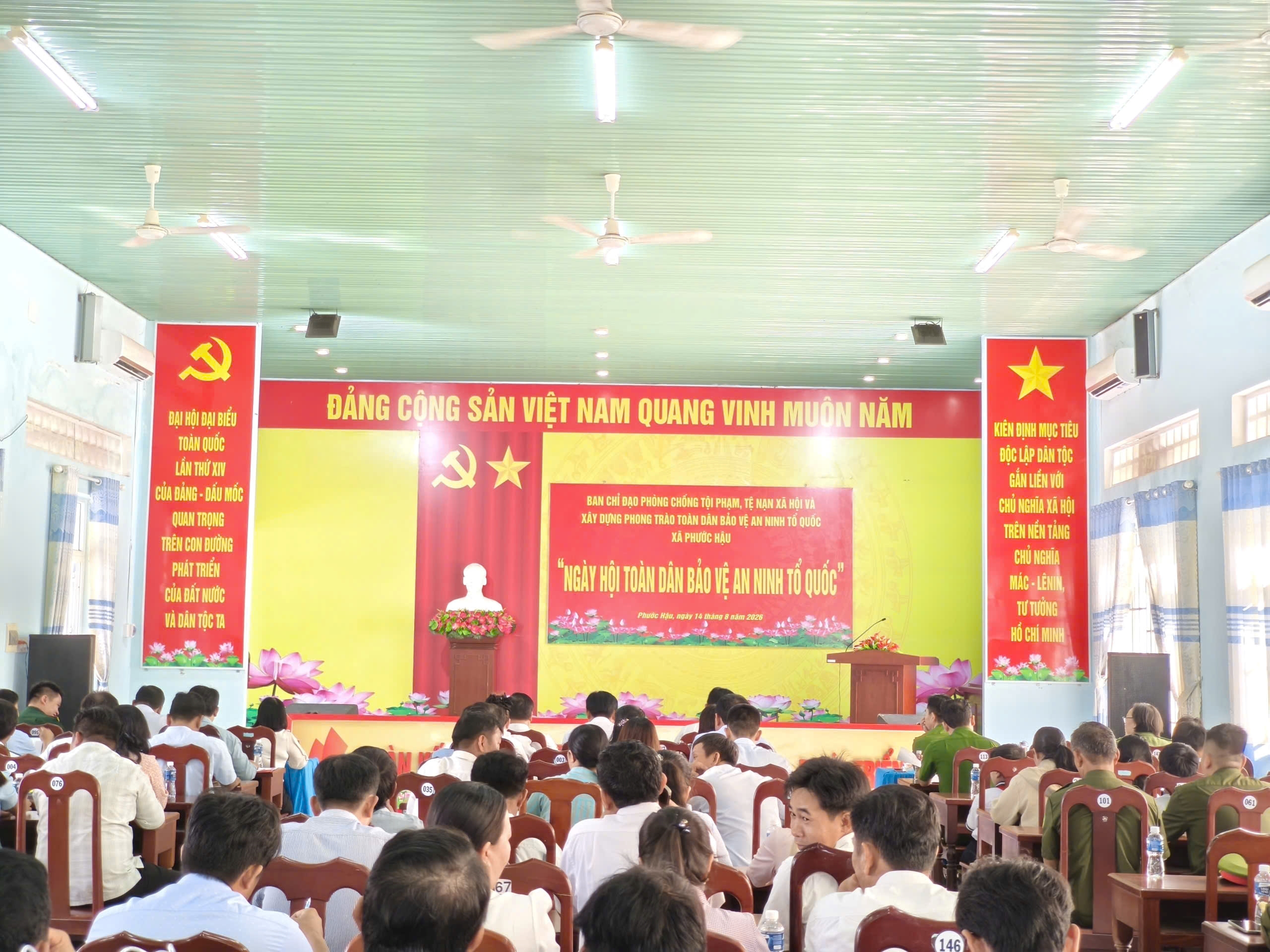 Xã Phước Hậu lan tỏa tinh thần thi đua “Ba Nhất” tại Ngày hội toàn dân bảo vệ an ninh Tổ quốc năm 2026