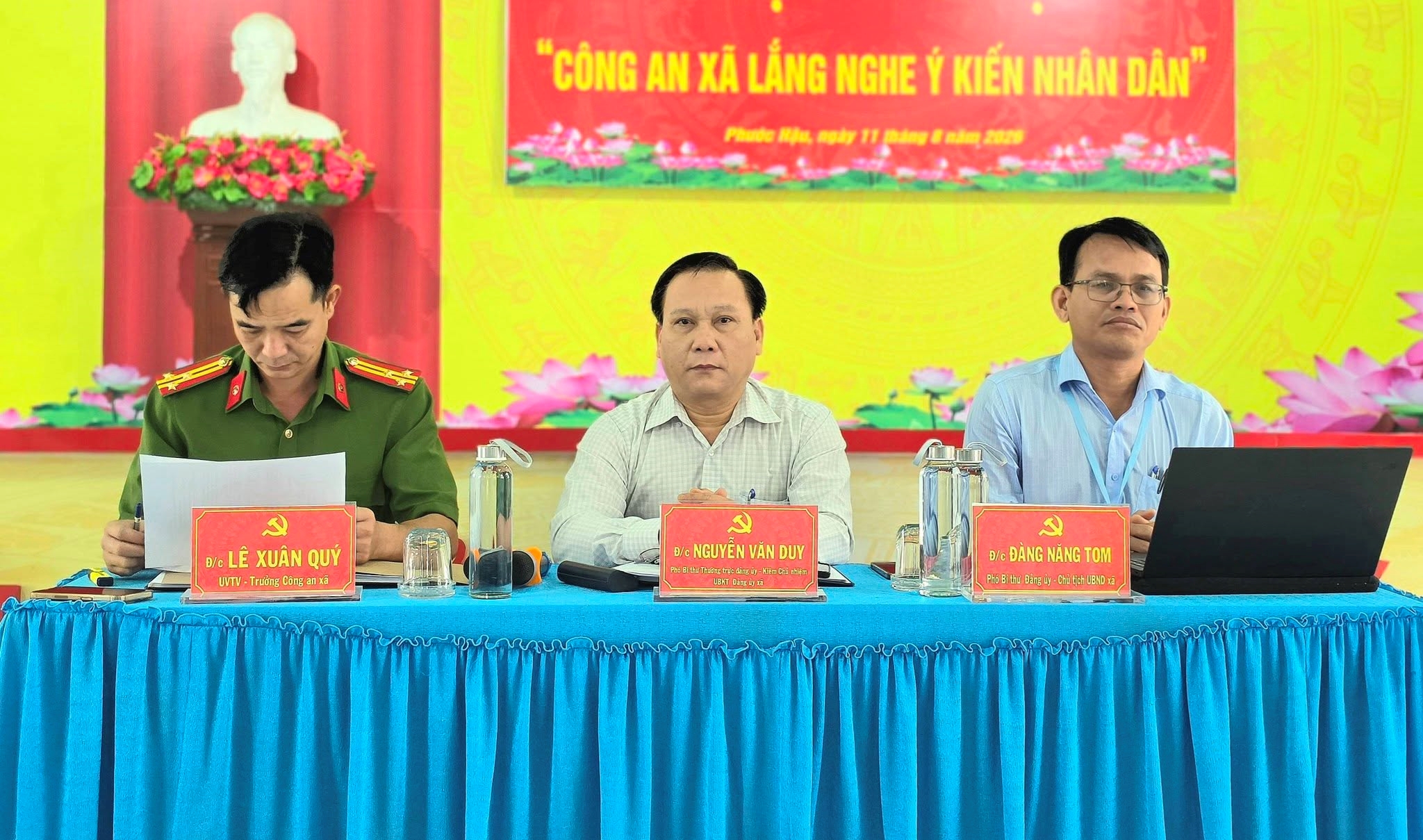 Xã Phước Hậu: Tổ chức Hội nghị 