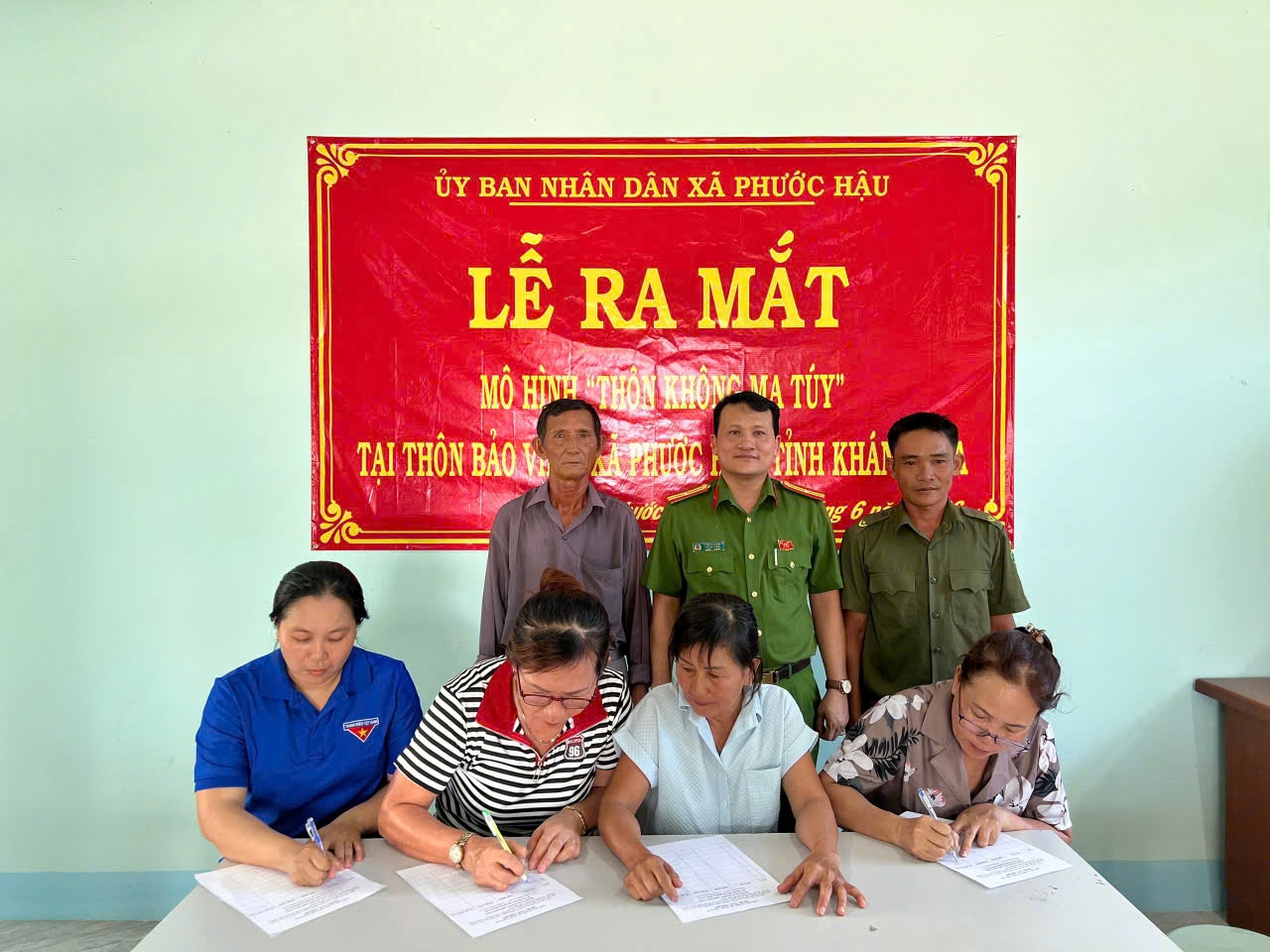 Xã Phước Hậu tiếp tục ra mắt mô hình “Thôn không ma túy” tại thôn Liên Sơn 1 và thôn Bảo Vinh