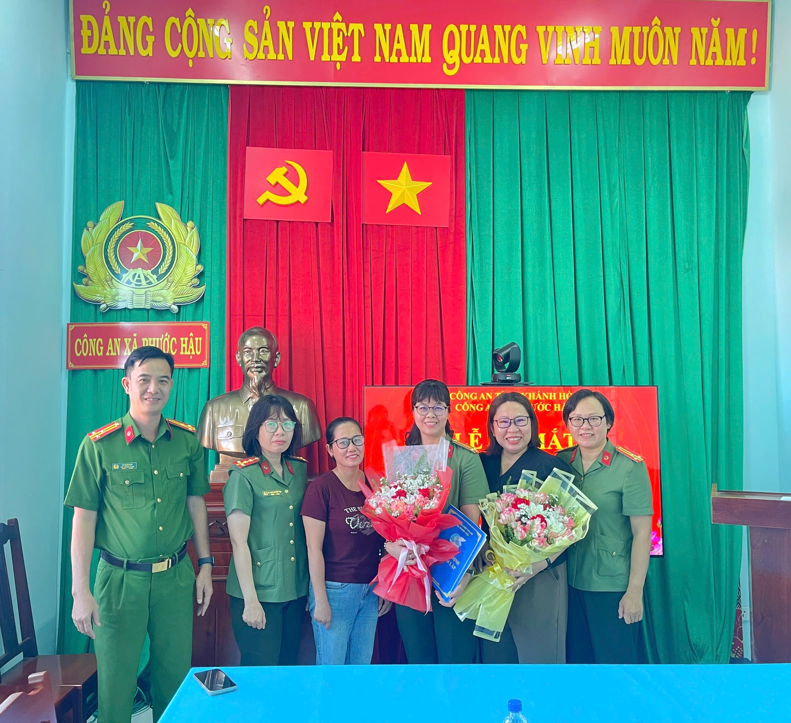 Lễ ra mắt chi hội phụ nữ Công an xã Phước Hậu: Đoàn kết, sáng tạo, vì an ninh Tổ quốc