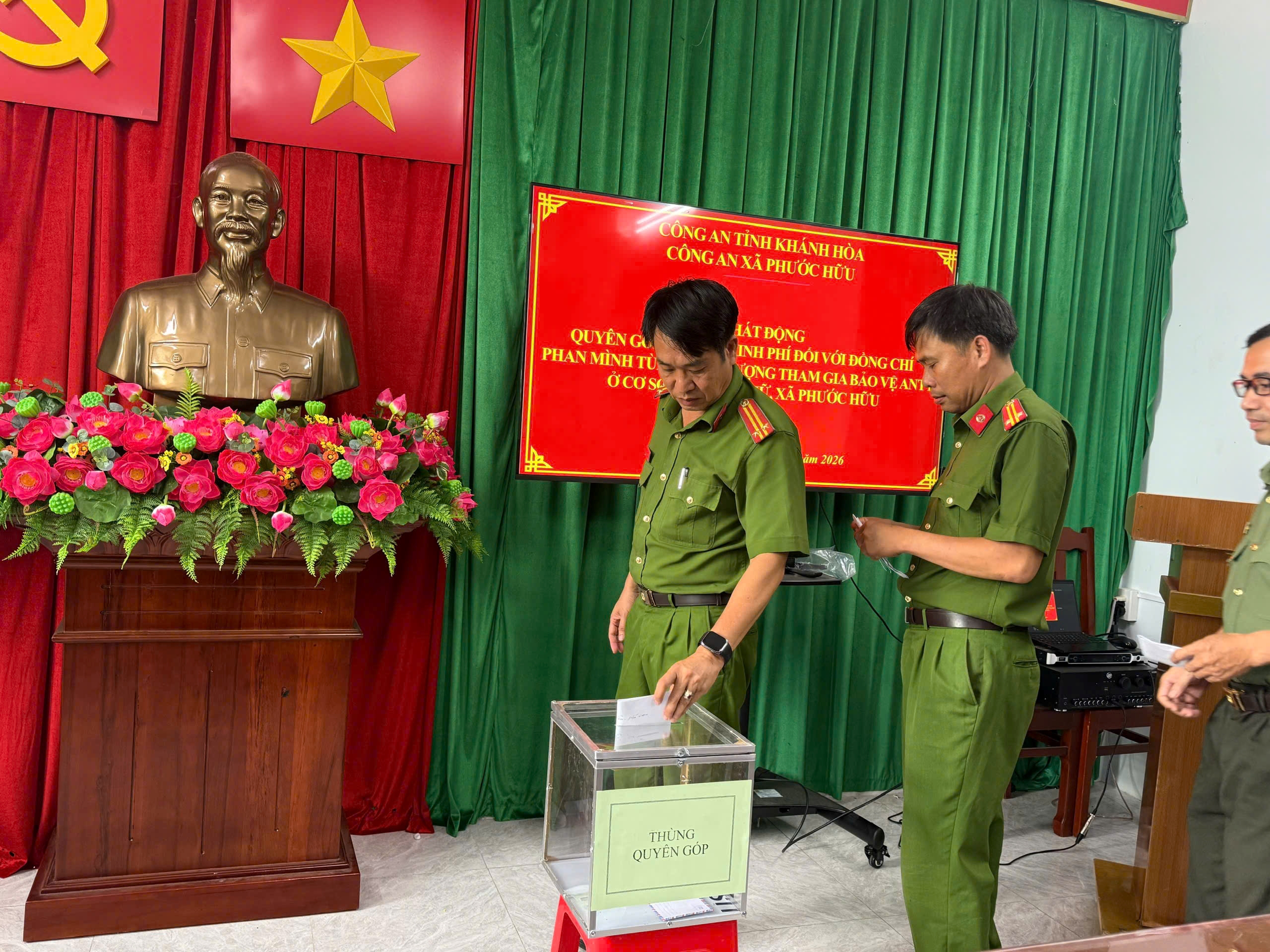 Công an xã Phước Hữu phát huy tinh thần 