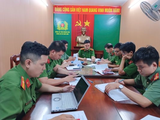 Chi bộ Công an xã Suối Dầu tổ chức sinh hoạt Chi bộ thường kỳ tháng 8/2026