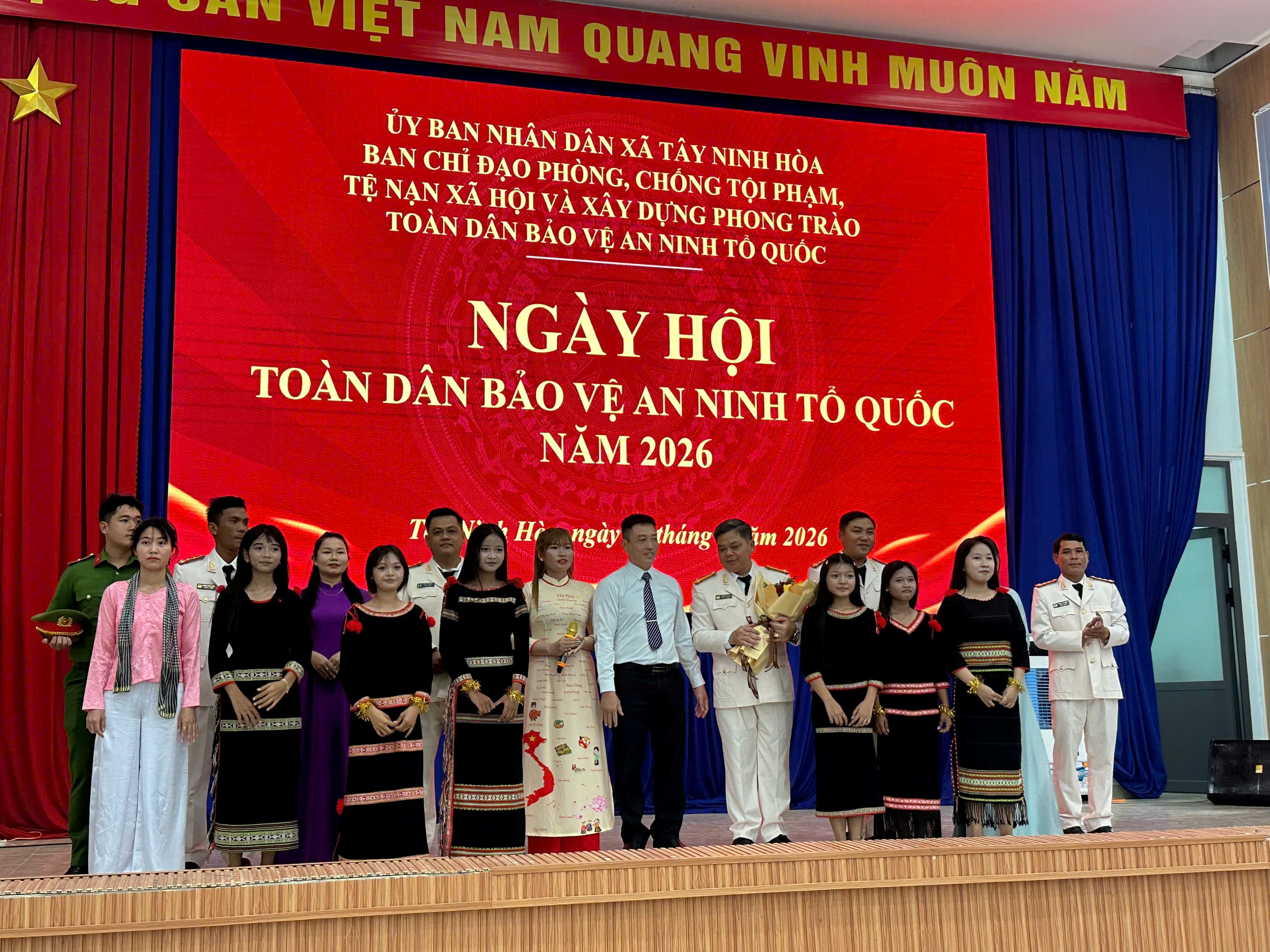 Ngày hội Toàn dân bảo vệ an ninh Tổ quốc xã Tây Ninh Hòa năm 2026