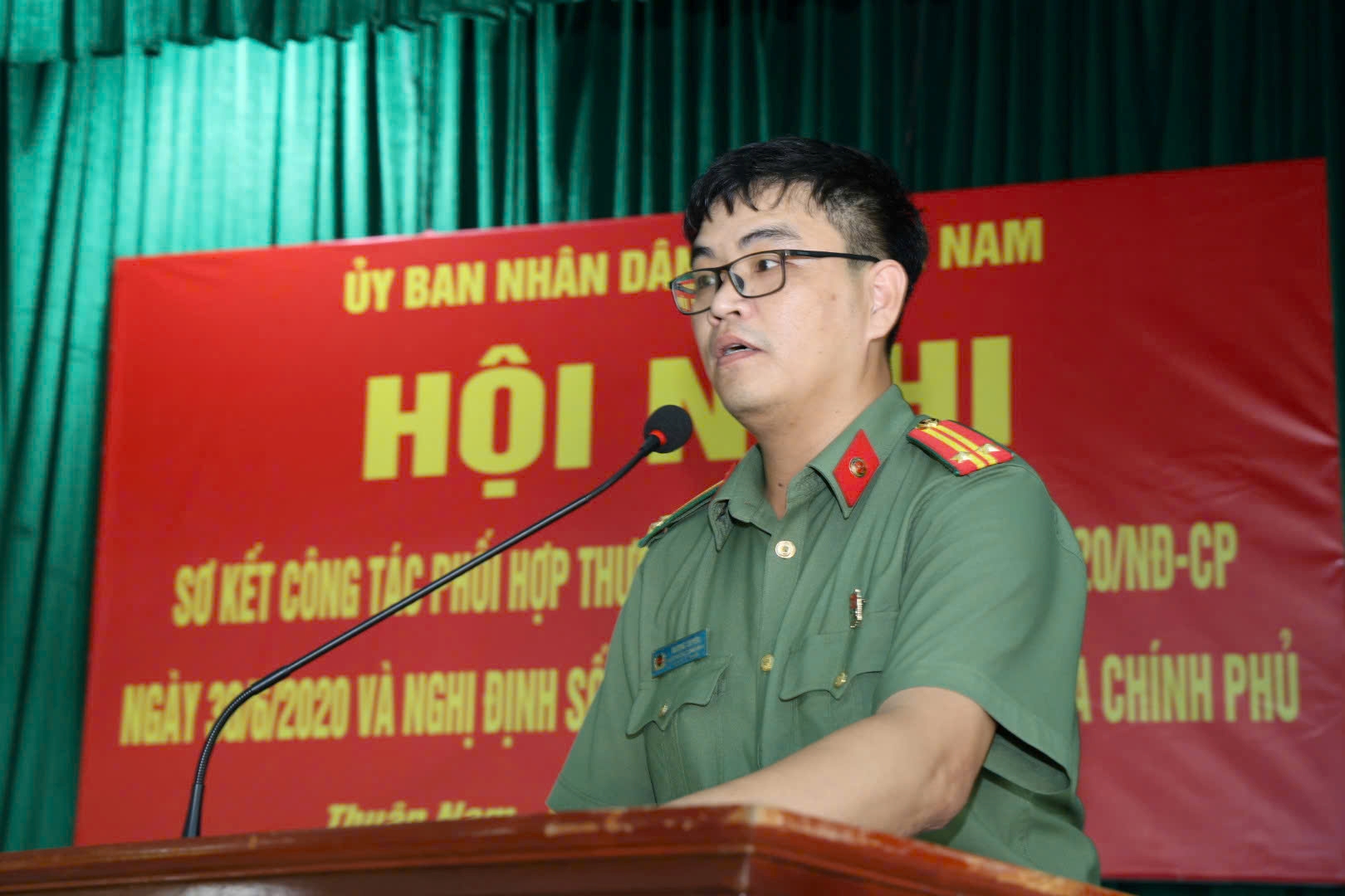 Xã Thuận Nam tổ chức Hội nghị sơ kết công tác phối hợp thực hiện Nghị định số 02/2020/NĐ-CP và Nghị định số 03/2019/NĐ-CP