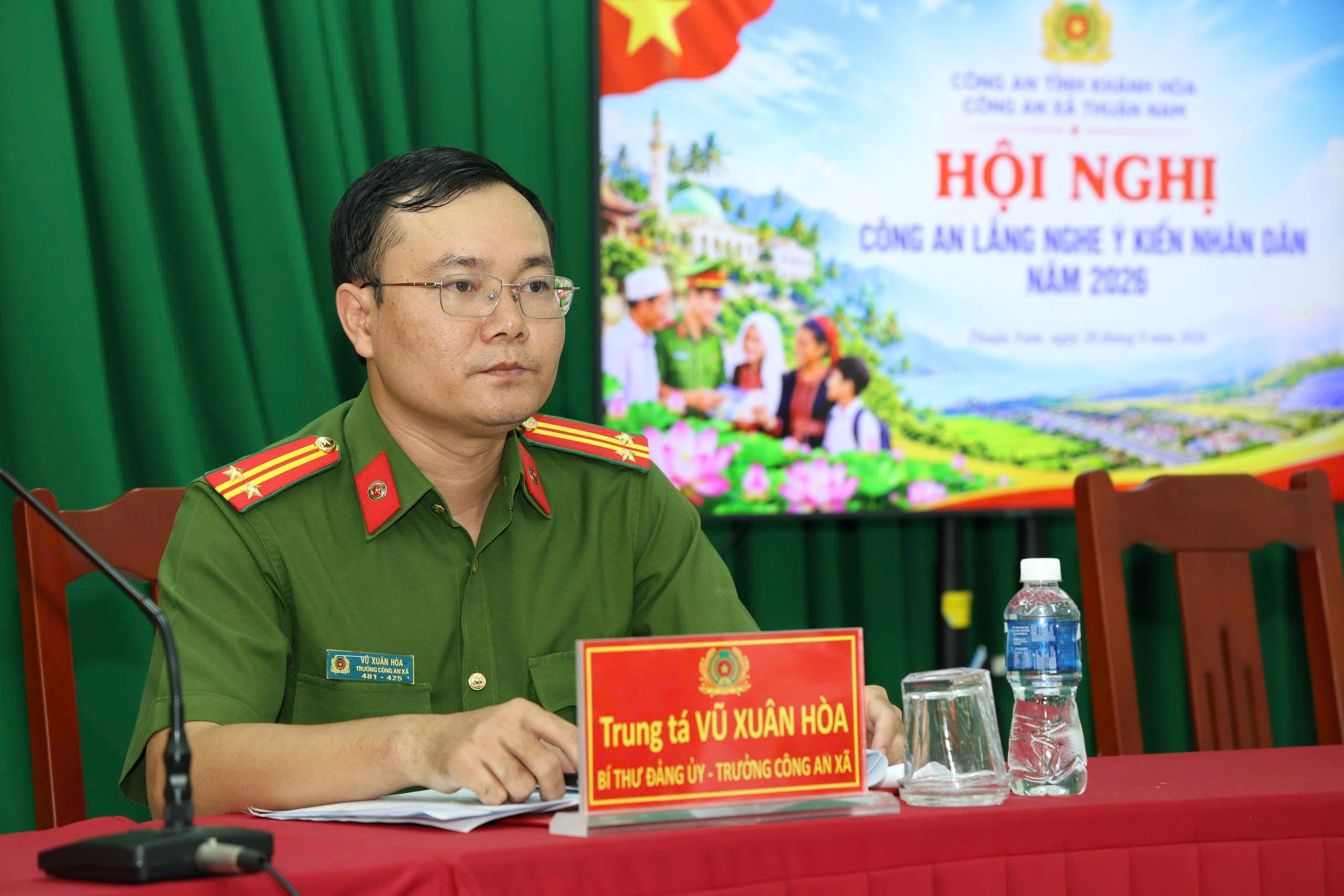 Công an xã Thuận Nam tổ chức Hội nghị “Công an lắng nghe ý kiến Nhân dân” năm 2026