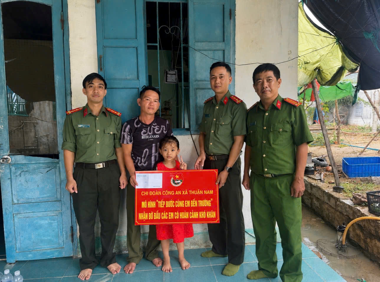 Chi đoàn Công an xã Thuận Nam lan tỏa yêu thương – 