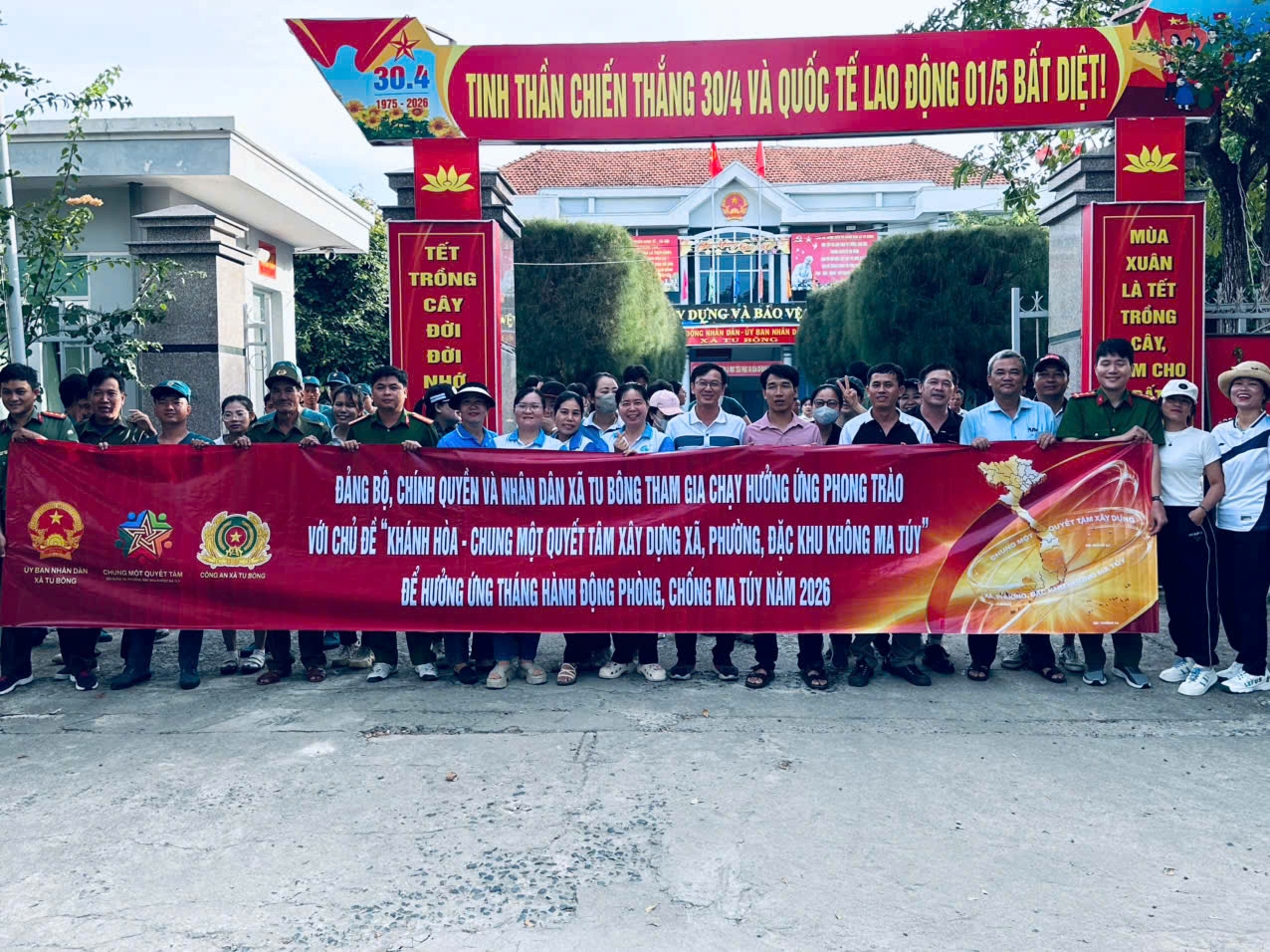 Tổ chức Lễ Mít-tinh và chạy hưởng ứng phong trào với chủ đề “Khánh Hoà - Chung một quyết tâm xây dựng xã, phường, đặc khu không ma túy” để hưởng ứng Tháng hành động phòng, chống ma túy năm 2026