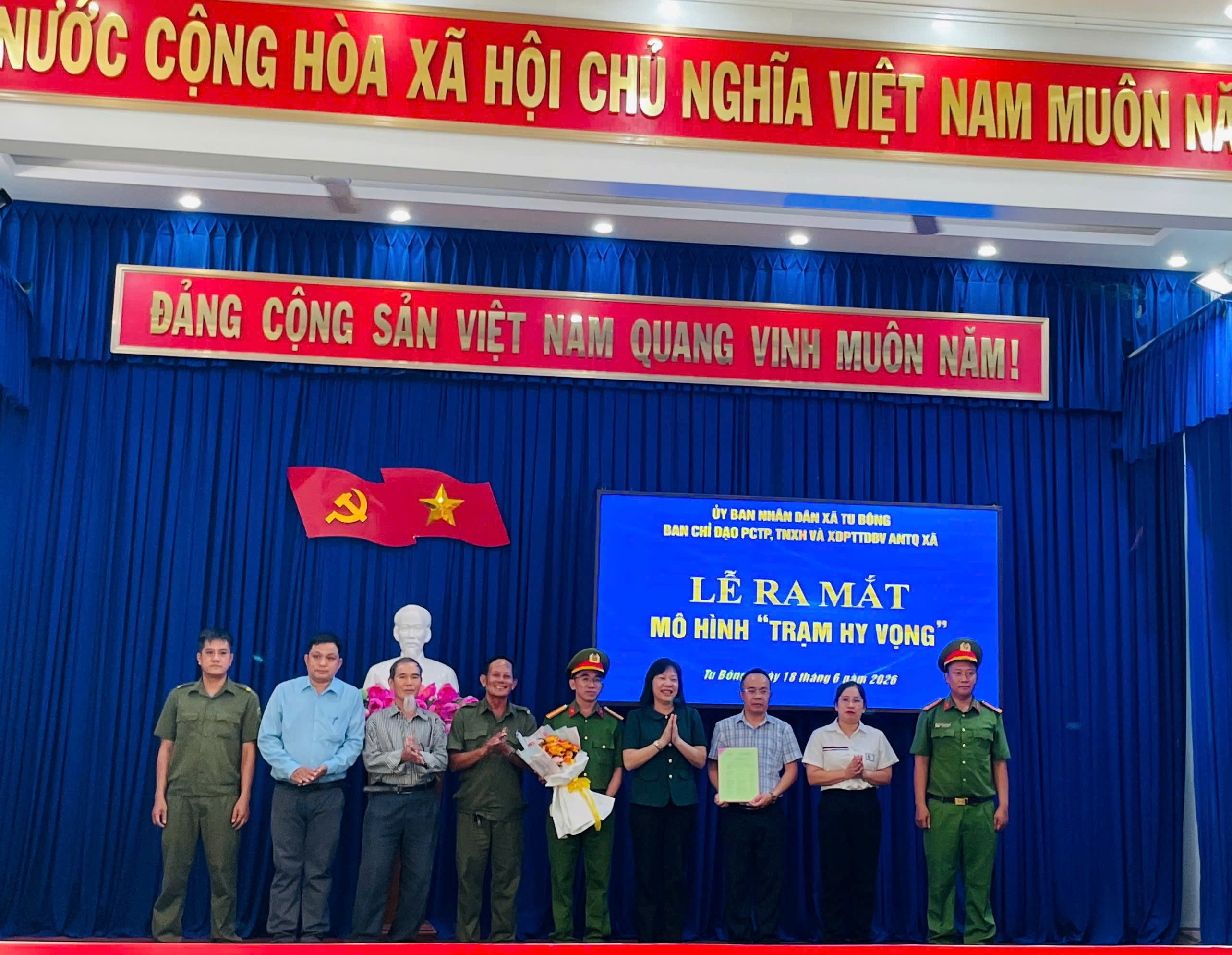 Tu Bông: Ra mắt mô hình “Trạm hy vọng” hỗ trợ người sau cai nghiện tái hòa nhập cộng đồng