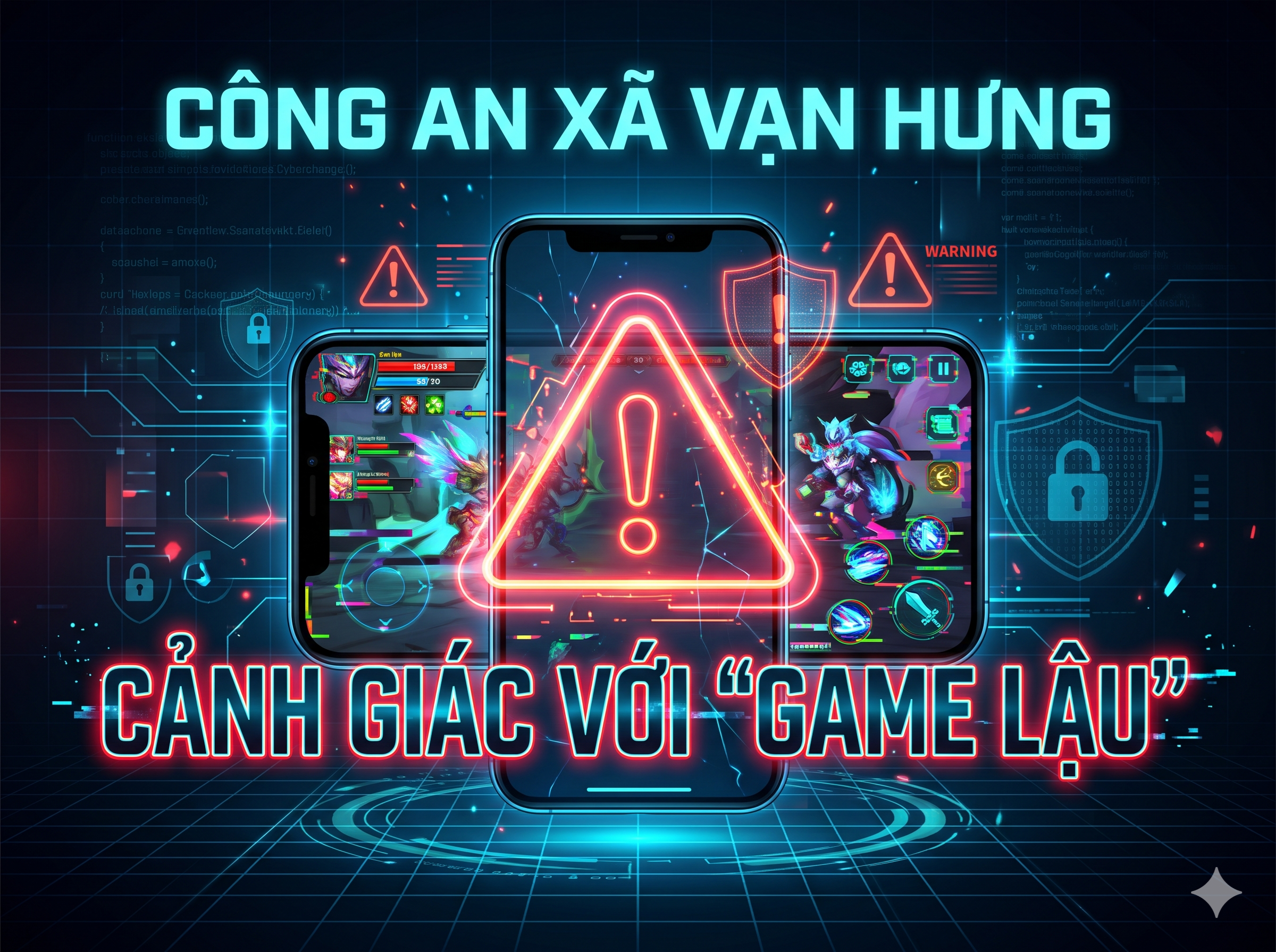 Công an xã Vạn Hưng: Cảnh giác với “game lậu”