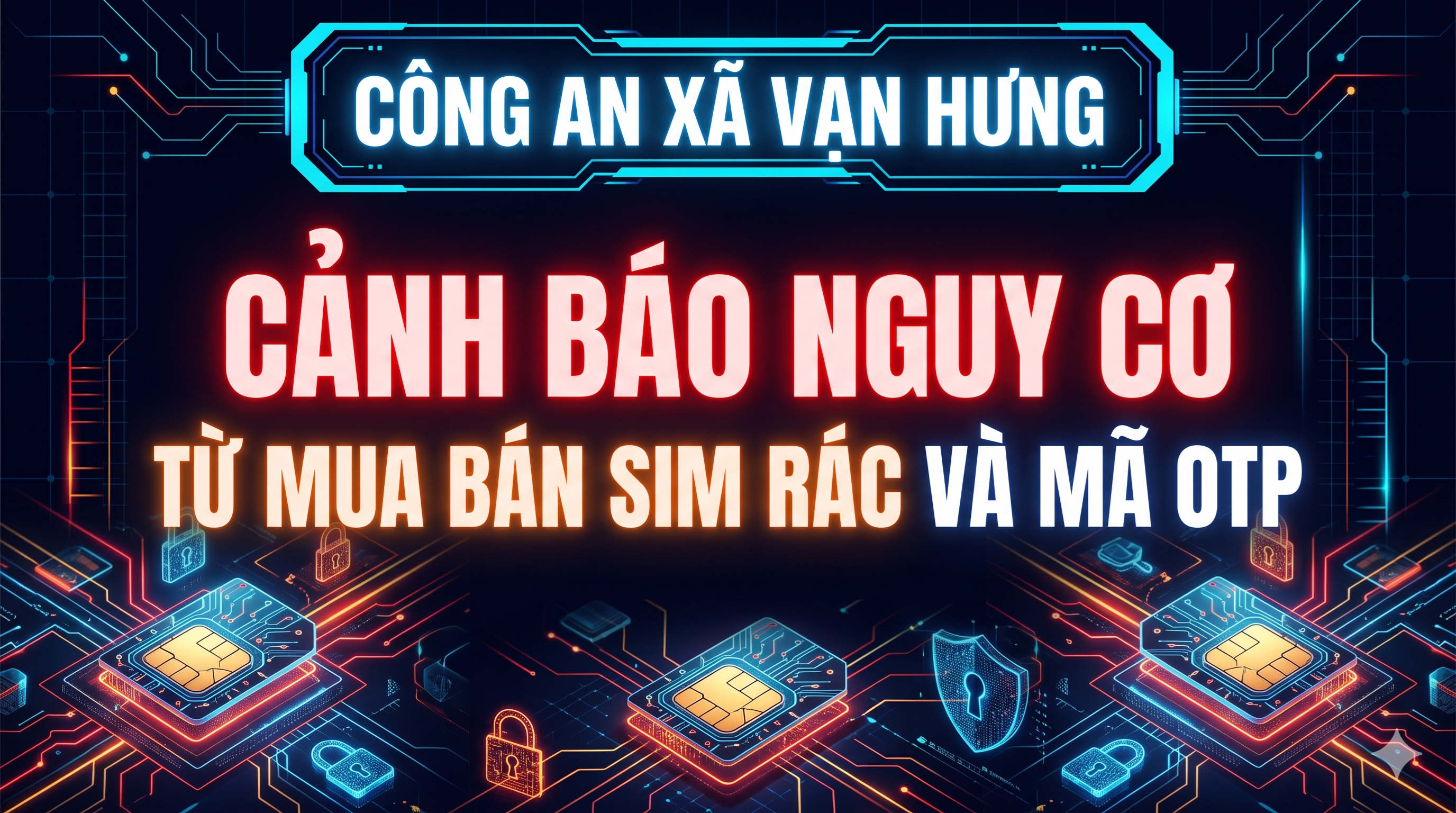 Công an xã Vạn Hưng: Cảnh báo hoạt động mua bán SIM